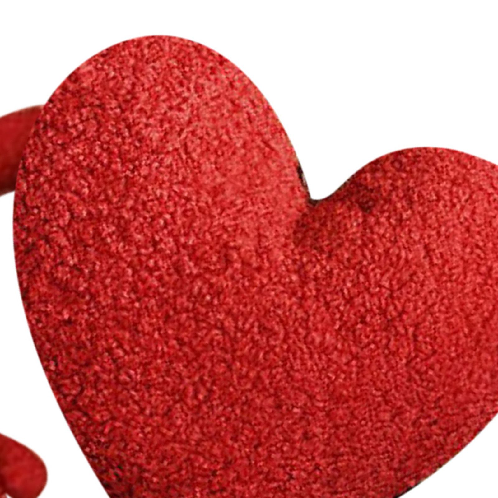 Red Heart Pillow Cartoon Plush Soft Comfortable Heart Shaped Pillow Toy view 8