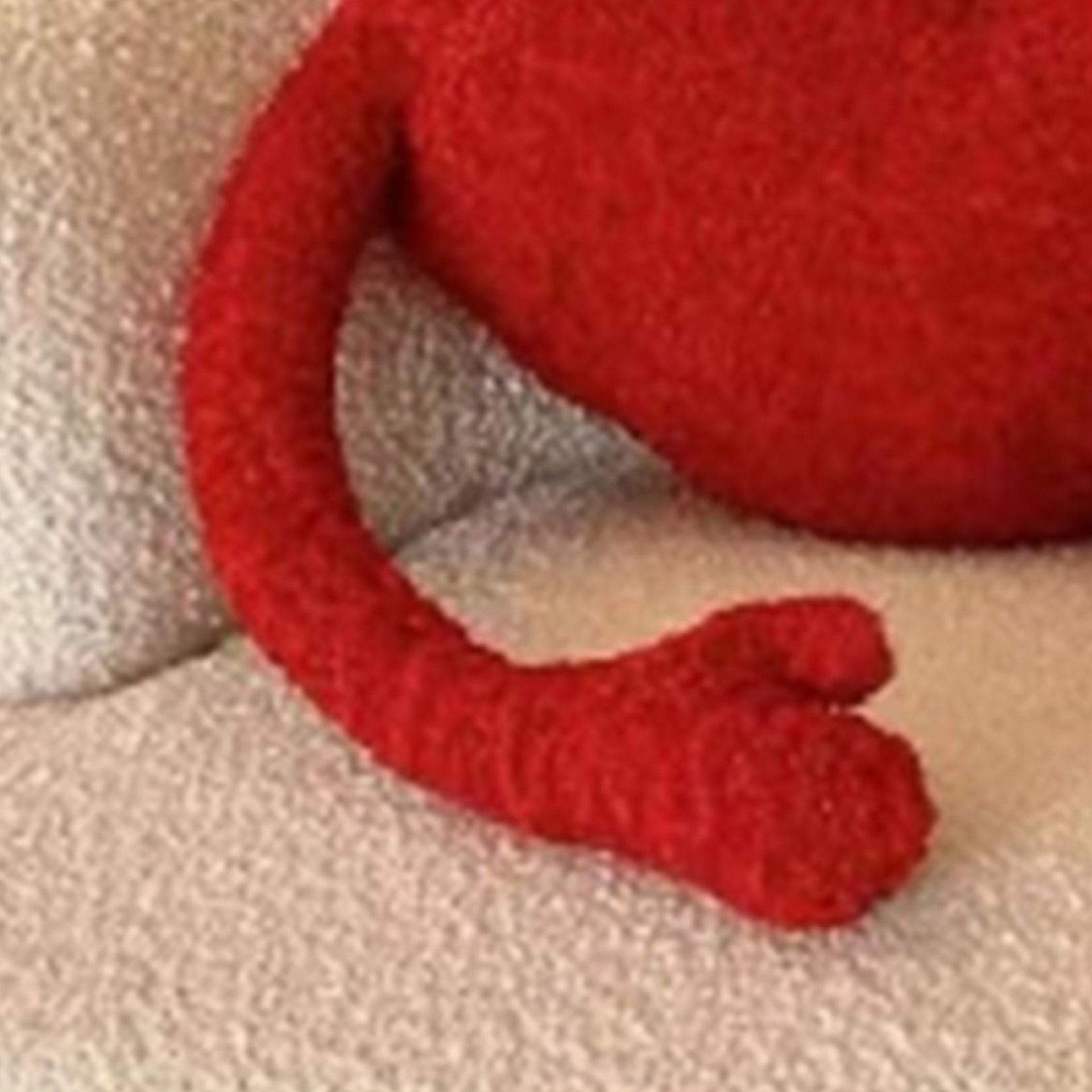 Red Heart Pillow Cartoon Plush Soft Comfortable Heart Shaped Pillow Toy view 10