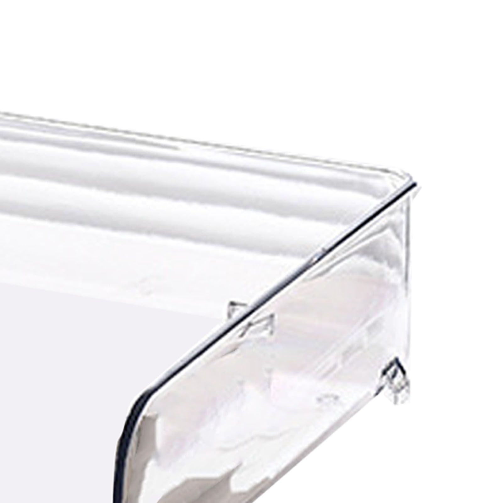 A4 Paper Storage Box Stackable Plastic Large Opening Single Layer Desktop File view 8