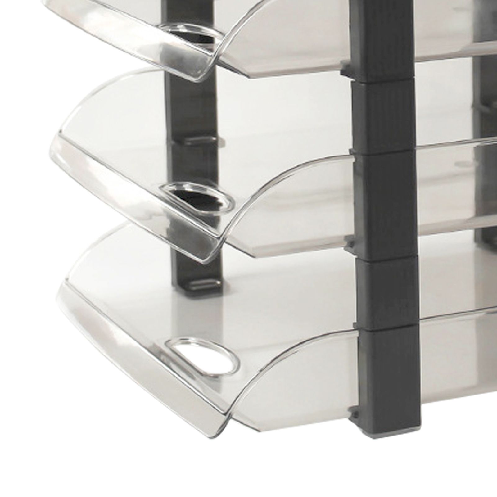 Desk File Letter Tray Layered Classified Documents Rack Acrylic Office Storage view 9