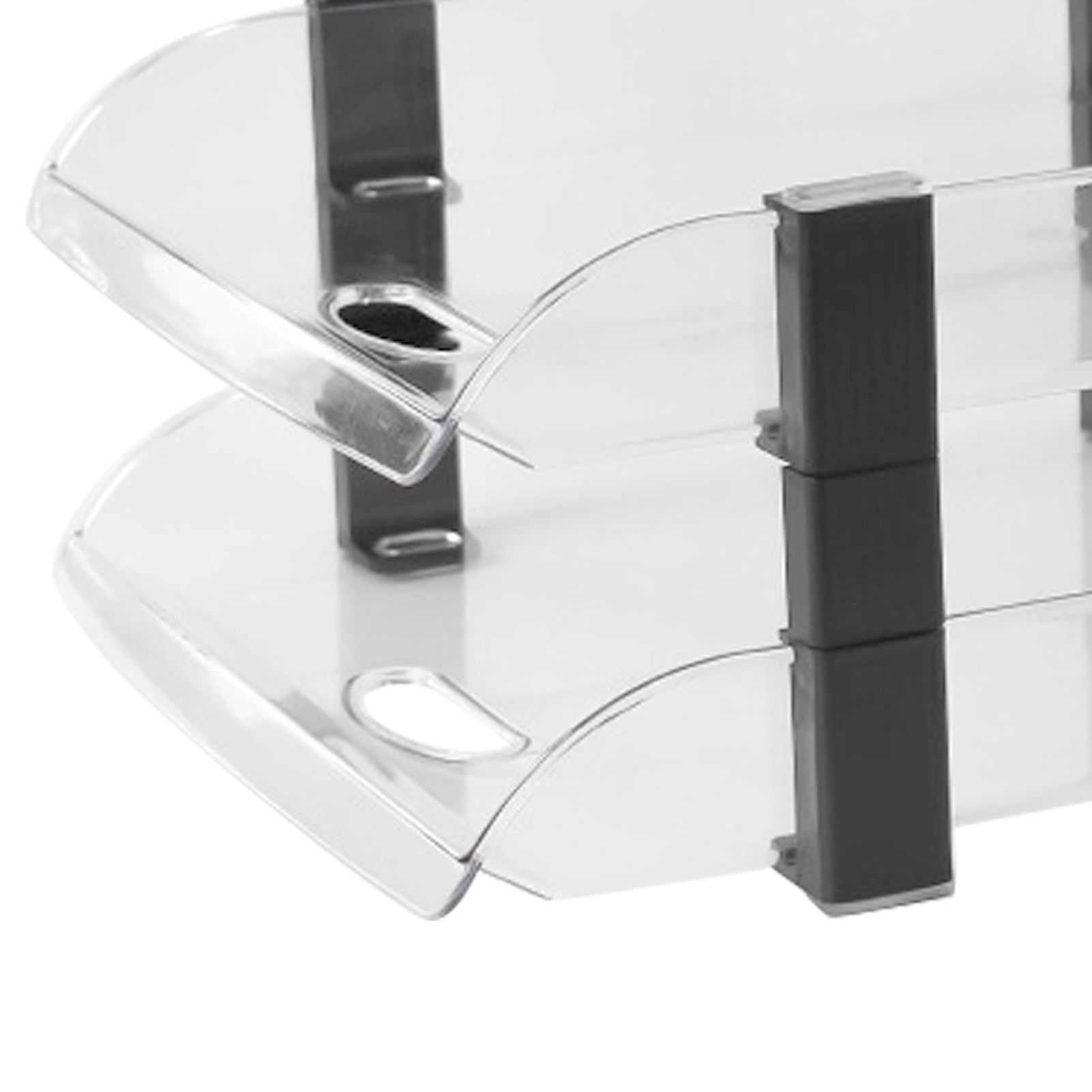 Desk File Letter Tray Layered Classified Documents Rack Acrylic Office Storage view 7
