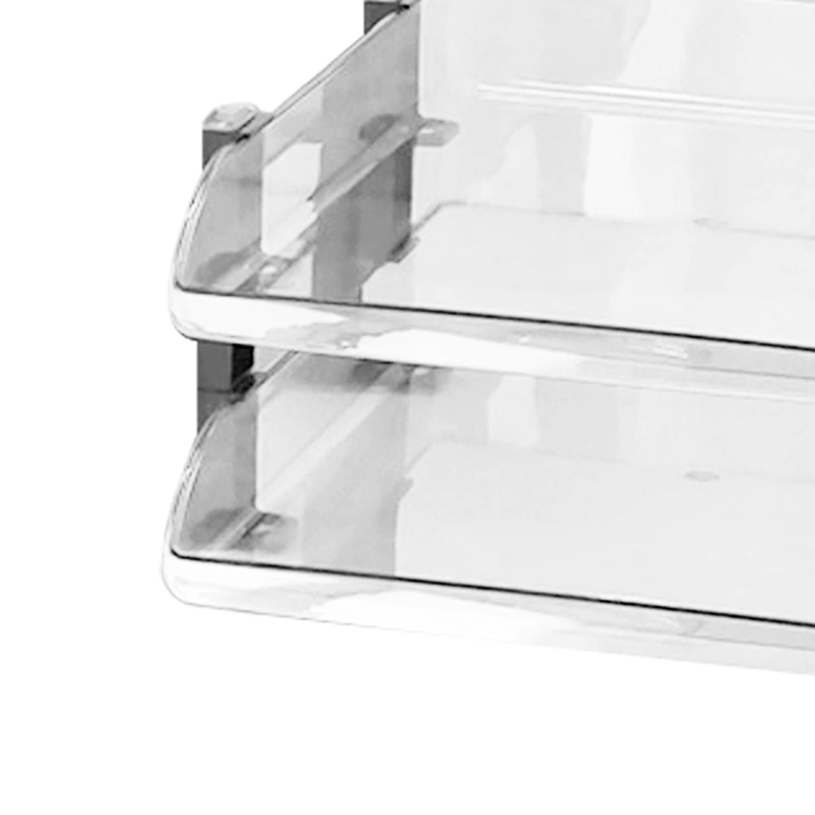 Desk File Letter Tray Layered Classified Documents Rack Acrylic Office Storage view 9