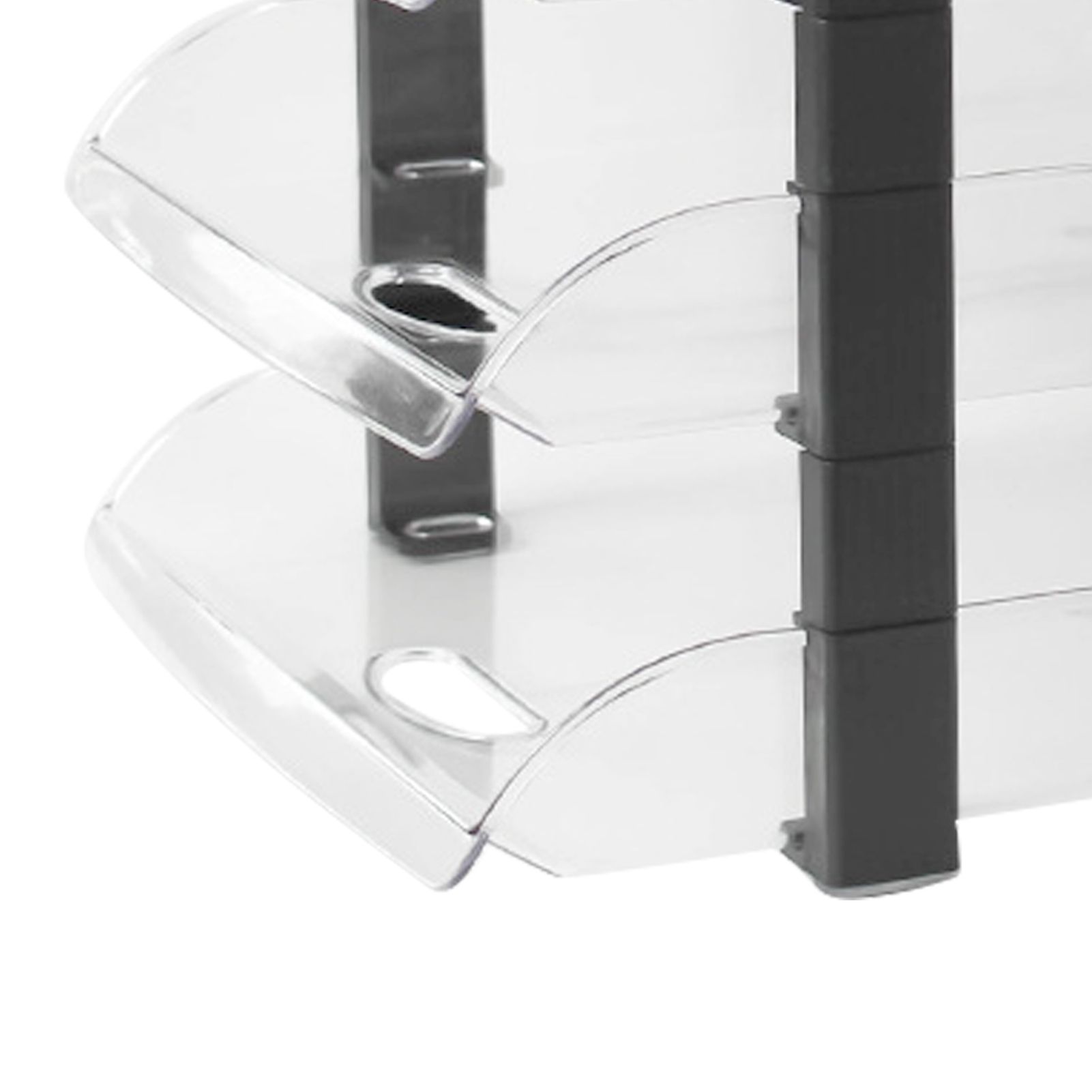 Desk File Letter Tray Layered Classified Documents Rack Acrylic Office Storage view 7