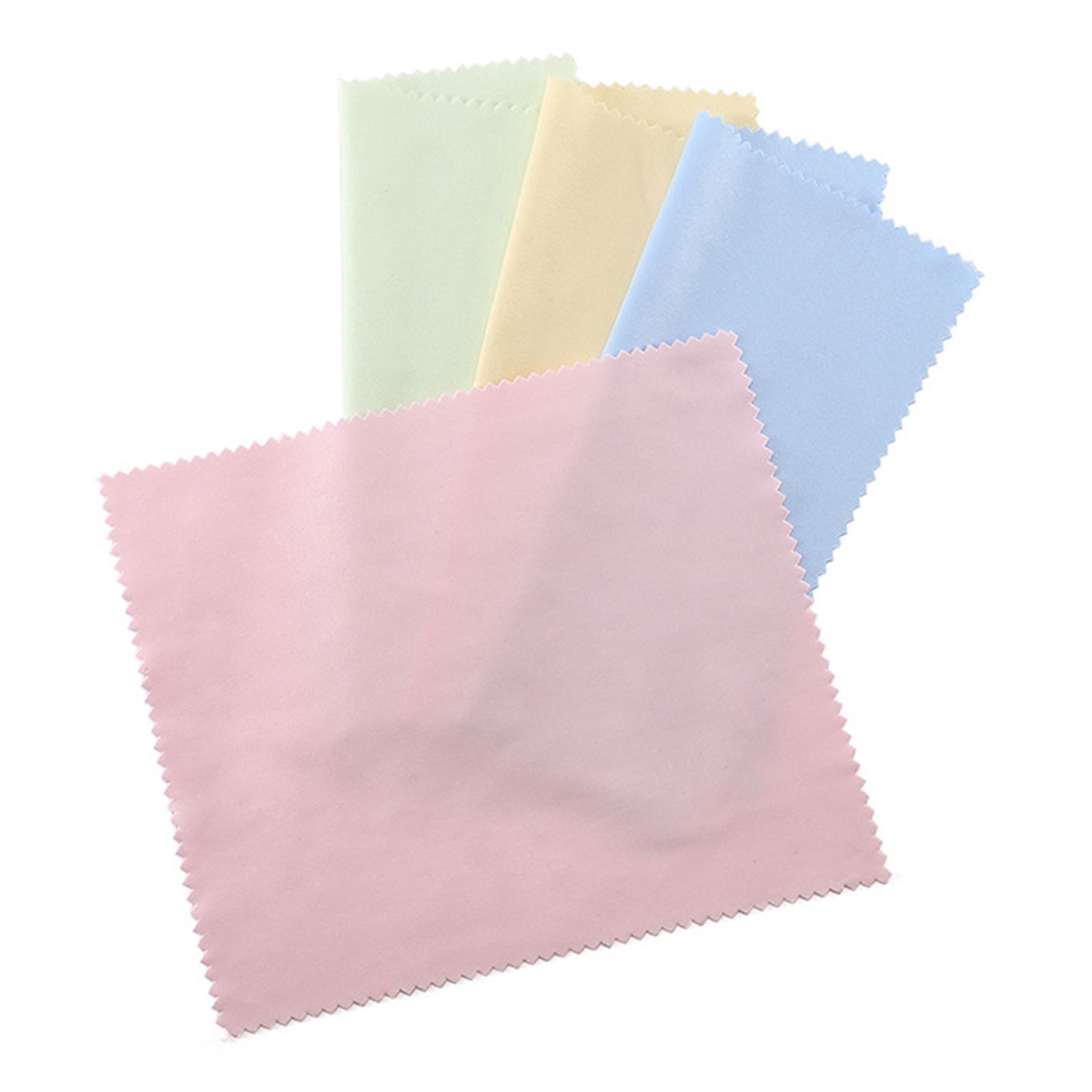 100Pcs Colorful Microfiber Cleaning Cloths Thickened Knitting Eyeglasses view 7