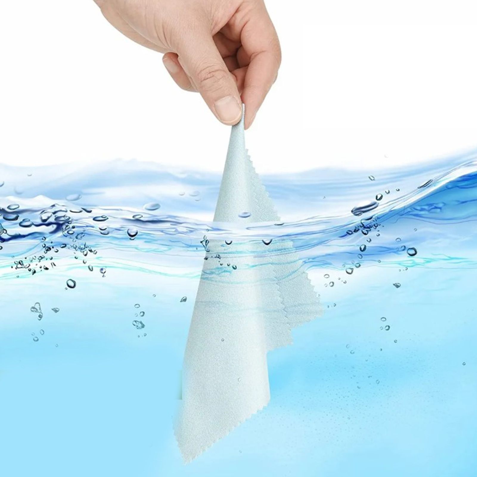 100Pcs Colorful Microfiber Cleaning Cloths Thickened Knitting Eyeglasses view 14