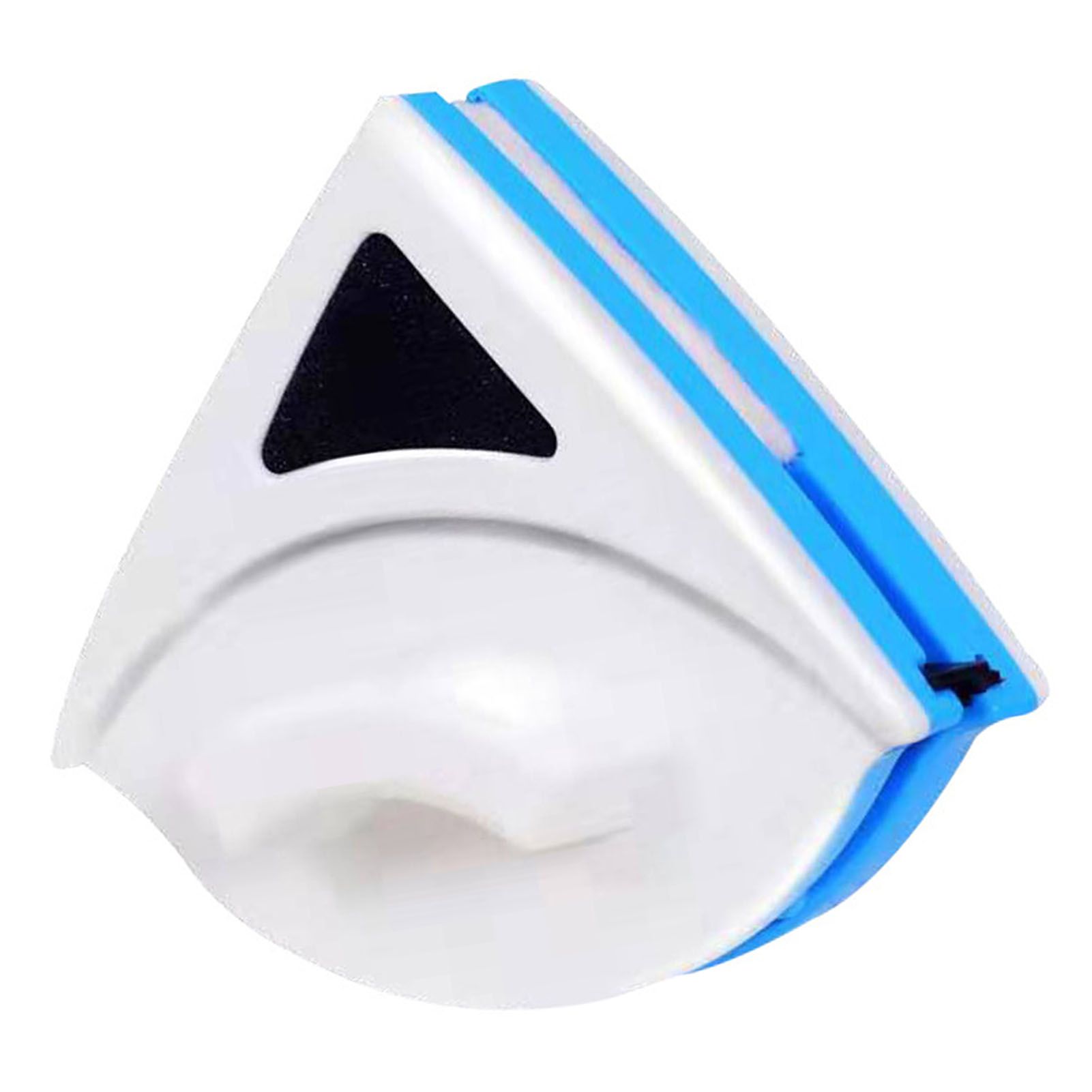 Magnetic Window Cleaner Blue Triangle Shape Single Sided Magnetic Glass Wiper view 2