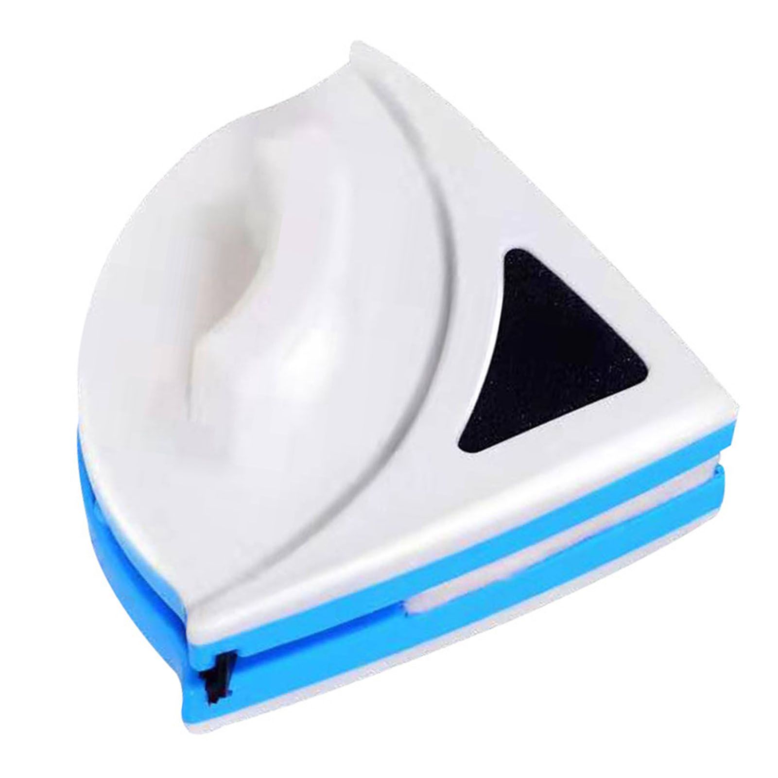 Magnetic Window Cleaner Blue Triangle Shape Single Sided Magnetic Glass Wiper view 4
