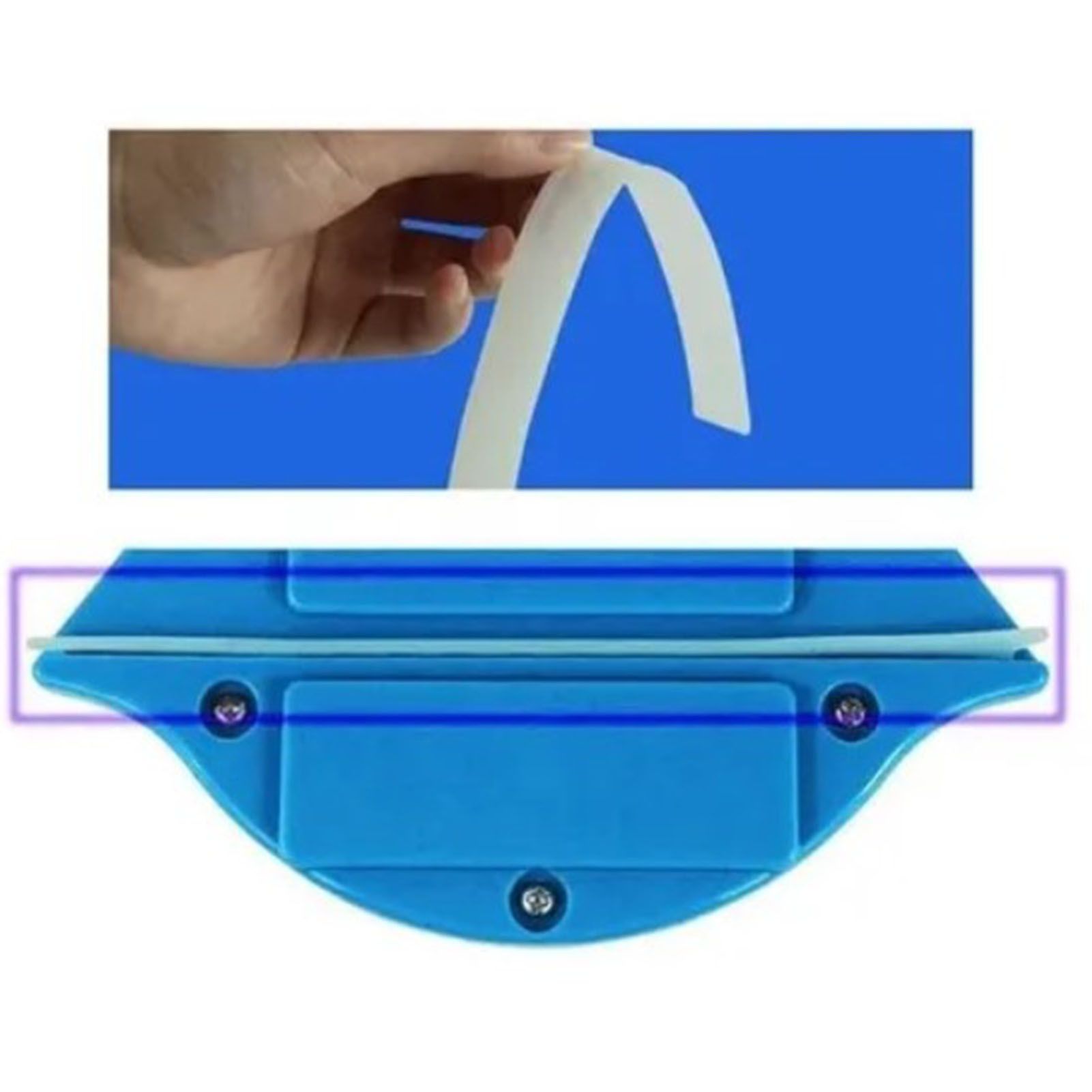 Magnetic Window Cleaner Blue Triangle Shape Single Sided Magnetic Glass Wiper view 5