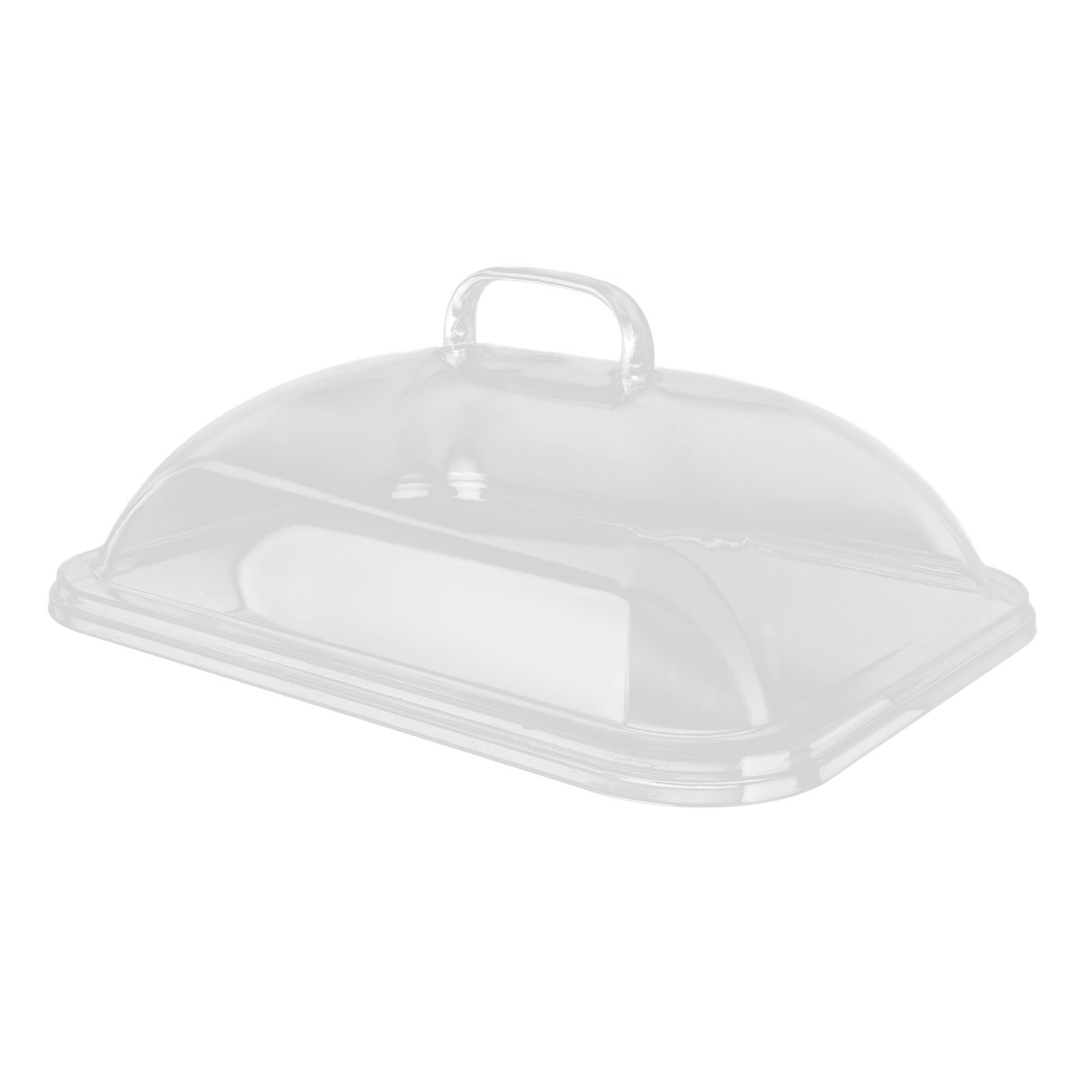 Splatter Cover Clear Transparent Acrylic Dustproof Rectangle Shape Convenient view 2