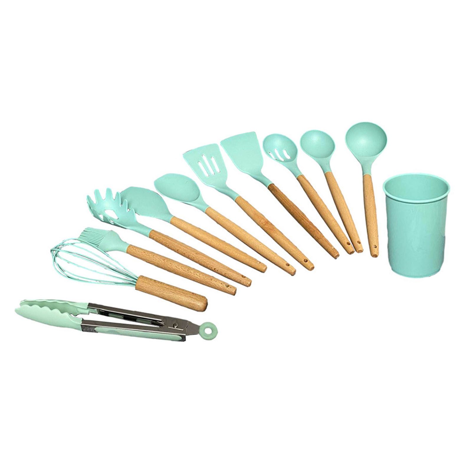 12pcs Nylon Cooking Utensil Set BPA Free Heat Resistant Prevents Stick Kitchen view 3