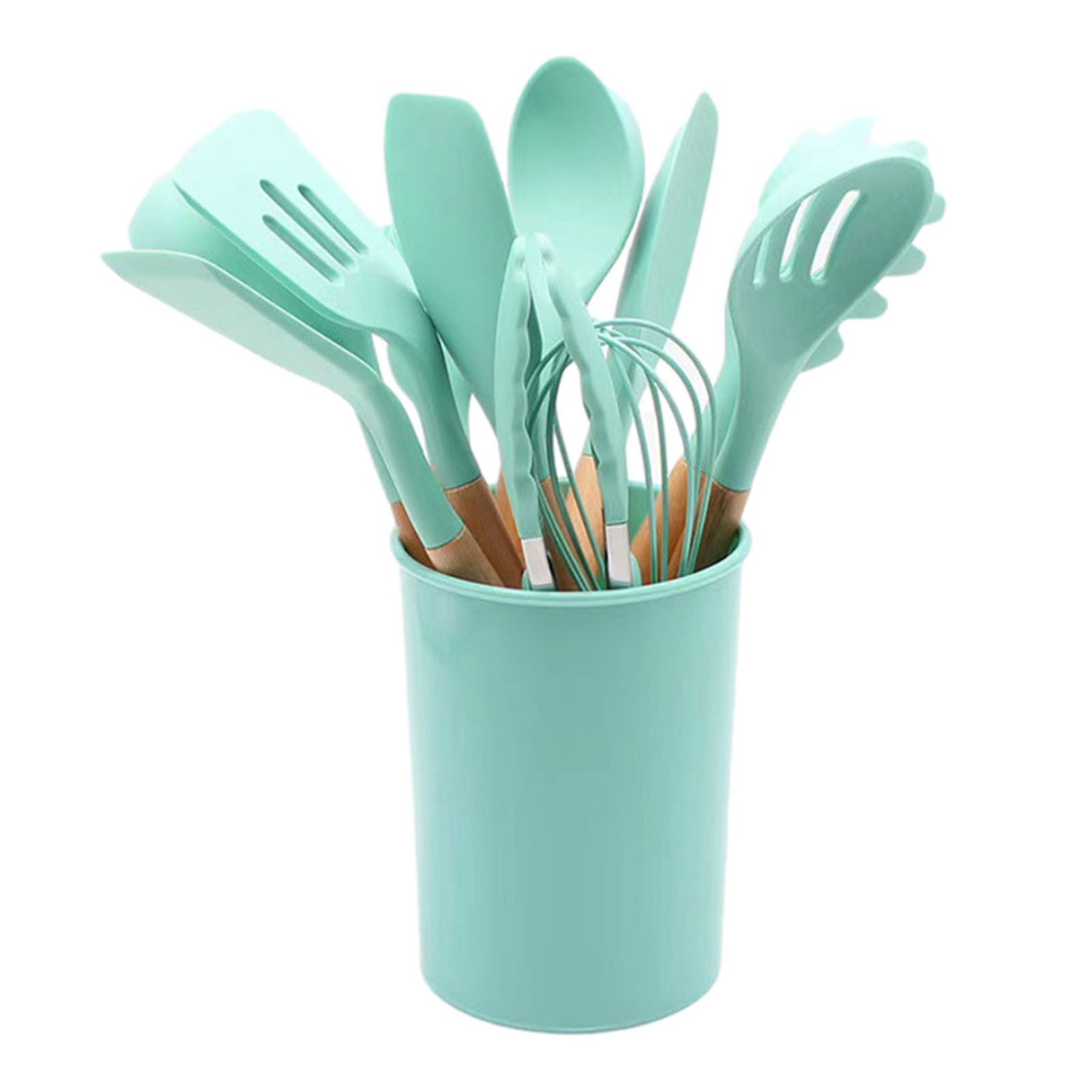 12pcs Nylon Cooking Utensil Set BPA Free Heat Resistant Prevents Stick Kitchen view 4