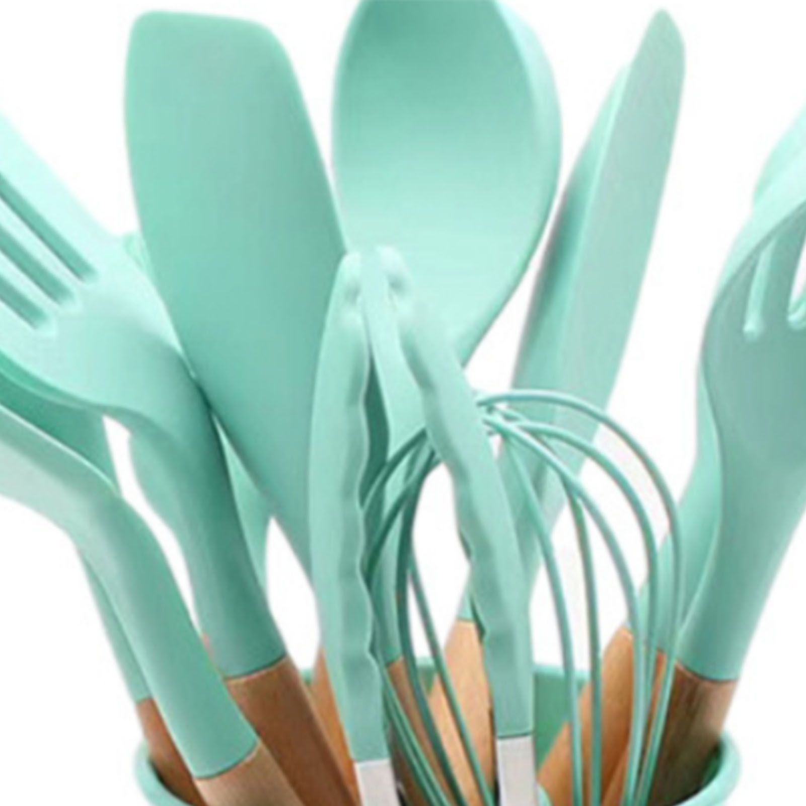 12pcs Nylon Cooking Utensil Set BPA Free Heat Resistant Prevents Stick Kitchen view 9