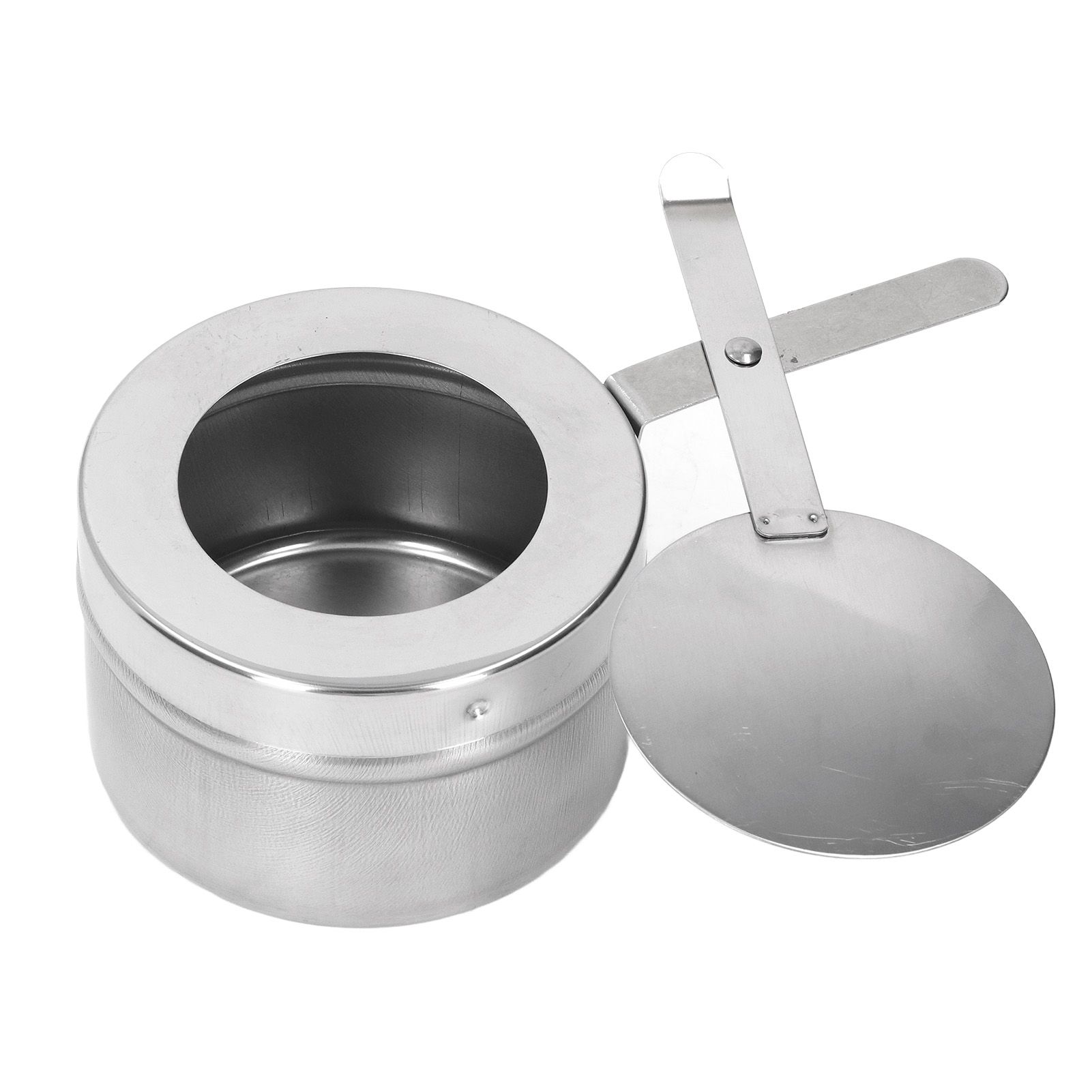 Wax Heating Furnace with Handle and Cover Stainless Steel Portable Food view 2