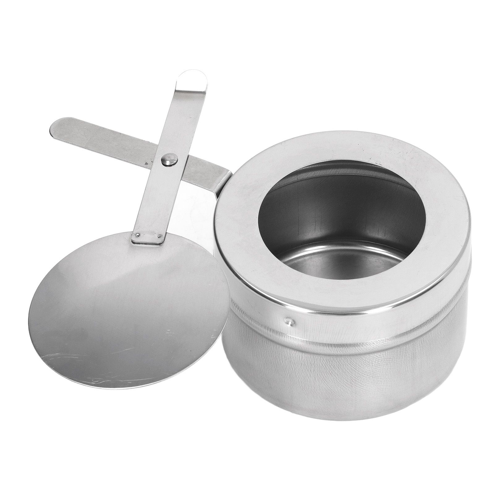 Wax Heating Furnace with Handle and Cover Stainless Steel Portable Food view 10