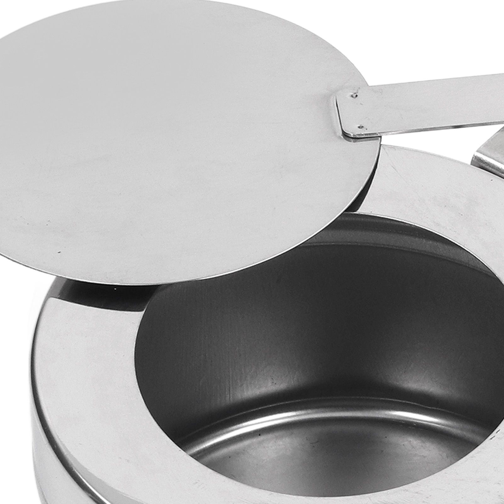 Wax Heating Furnace with Handle and Cover Stainless Steel Portable Food view 13
