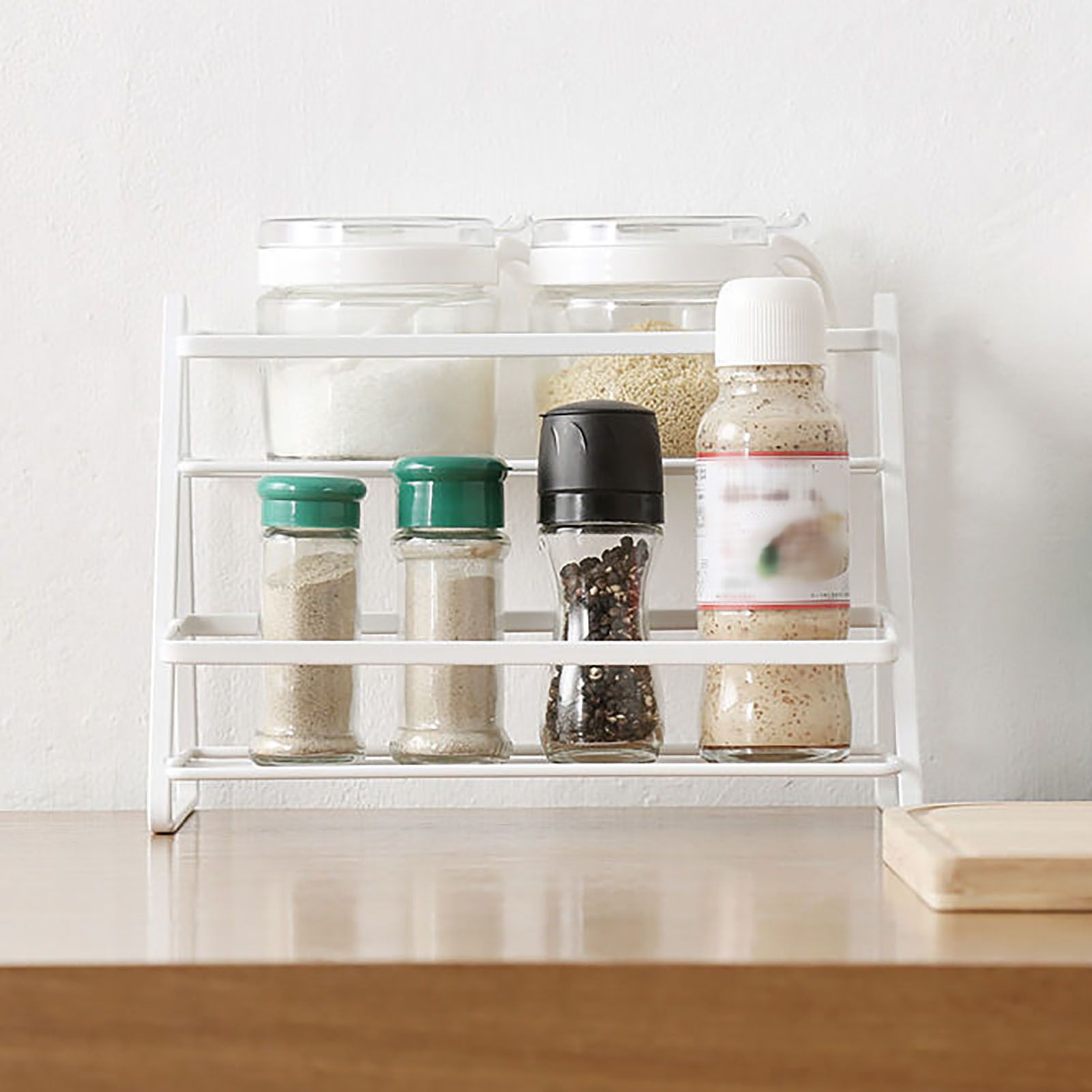 Spice Rack Organizer Seasoning Bottle Jar Shelf Multifunctional Home Kitchen view 13