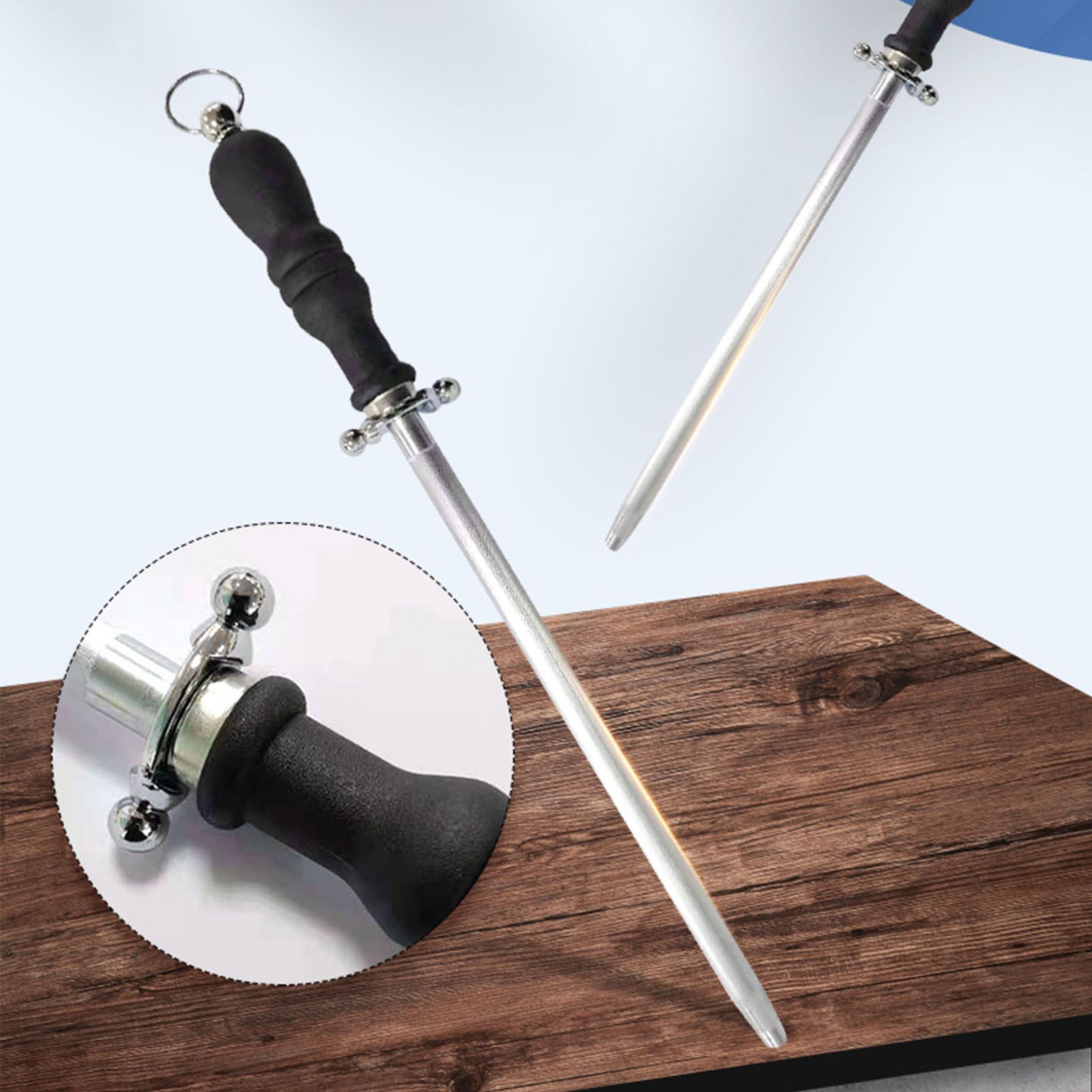 10in Knife Sharpener Stick Professional Honing Blade Sharpening Rod Stick for view 12