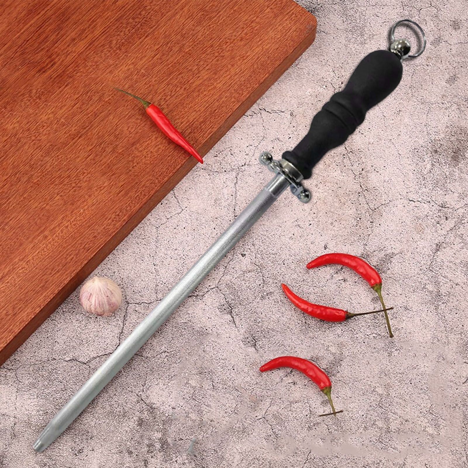10in Knife Sharpener Stick Professional Honing Blade Sharpening Rod Stick for view 13