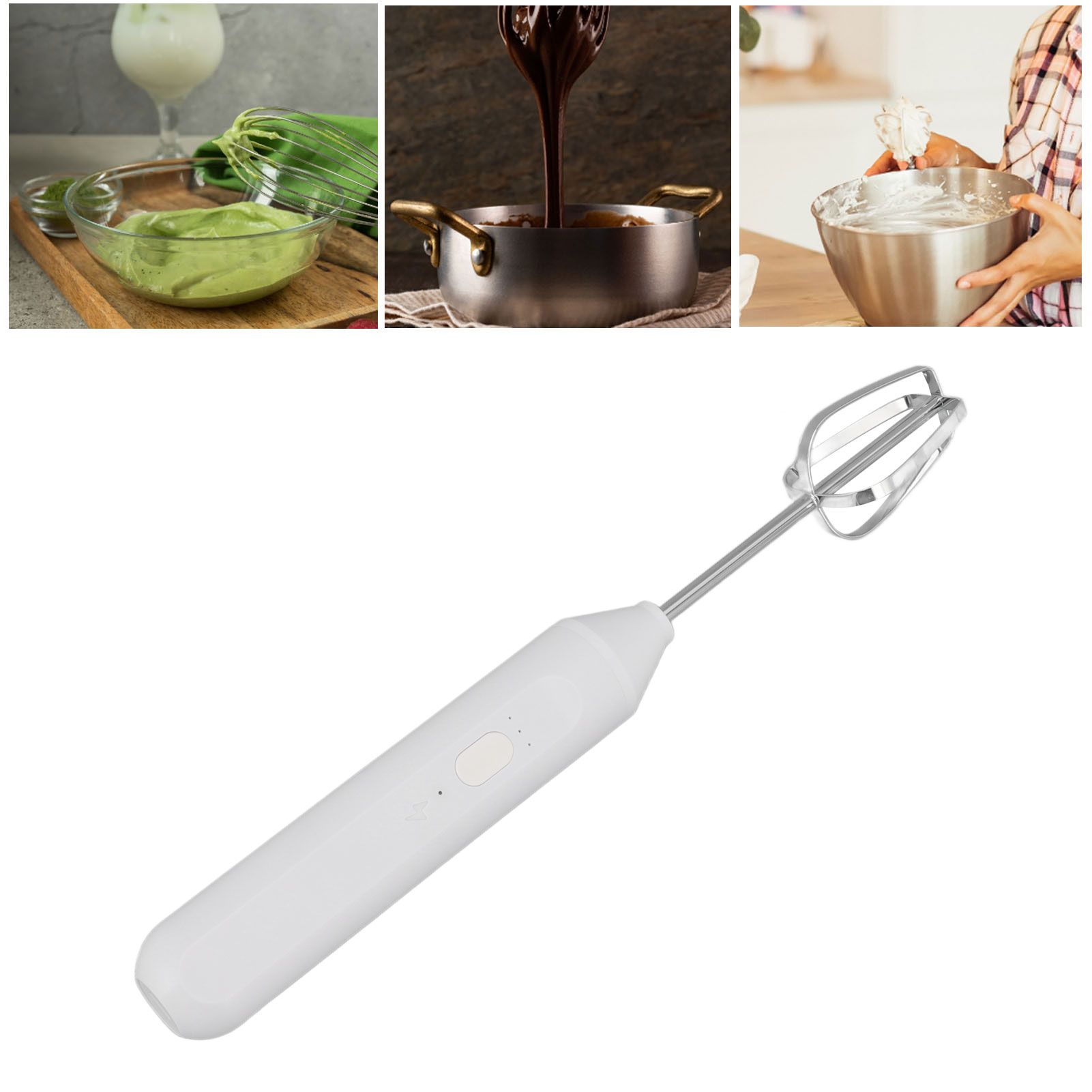 Electric Handheld Egg Beater Electric Milk Frother Coffee Blender Milkshake view 11
