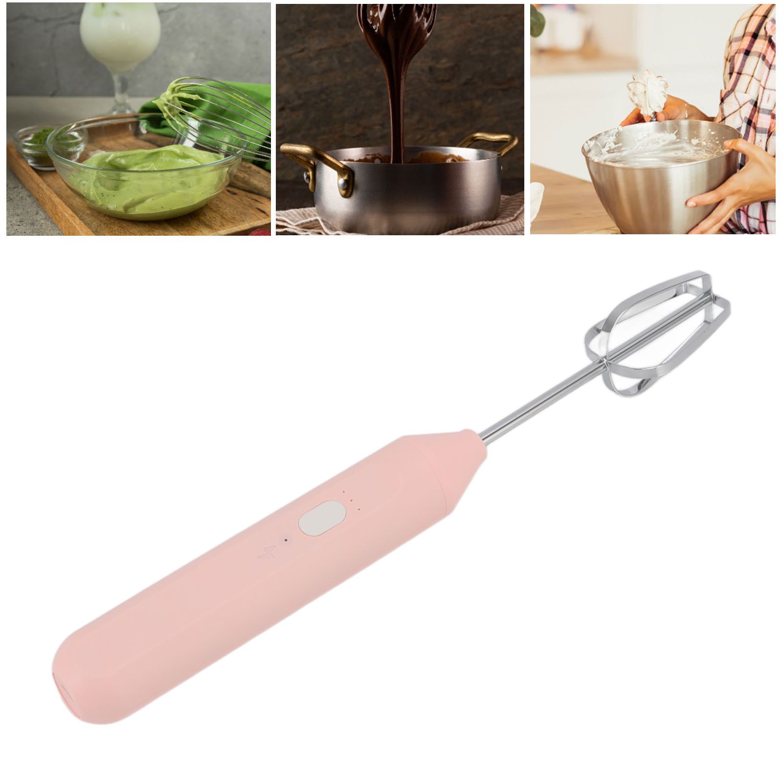 Electric Handheld Egg Beater Electric Milk Frother Coffee Blender Milkshake view 12