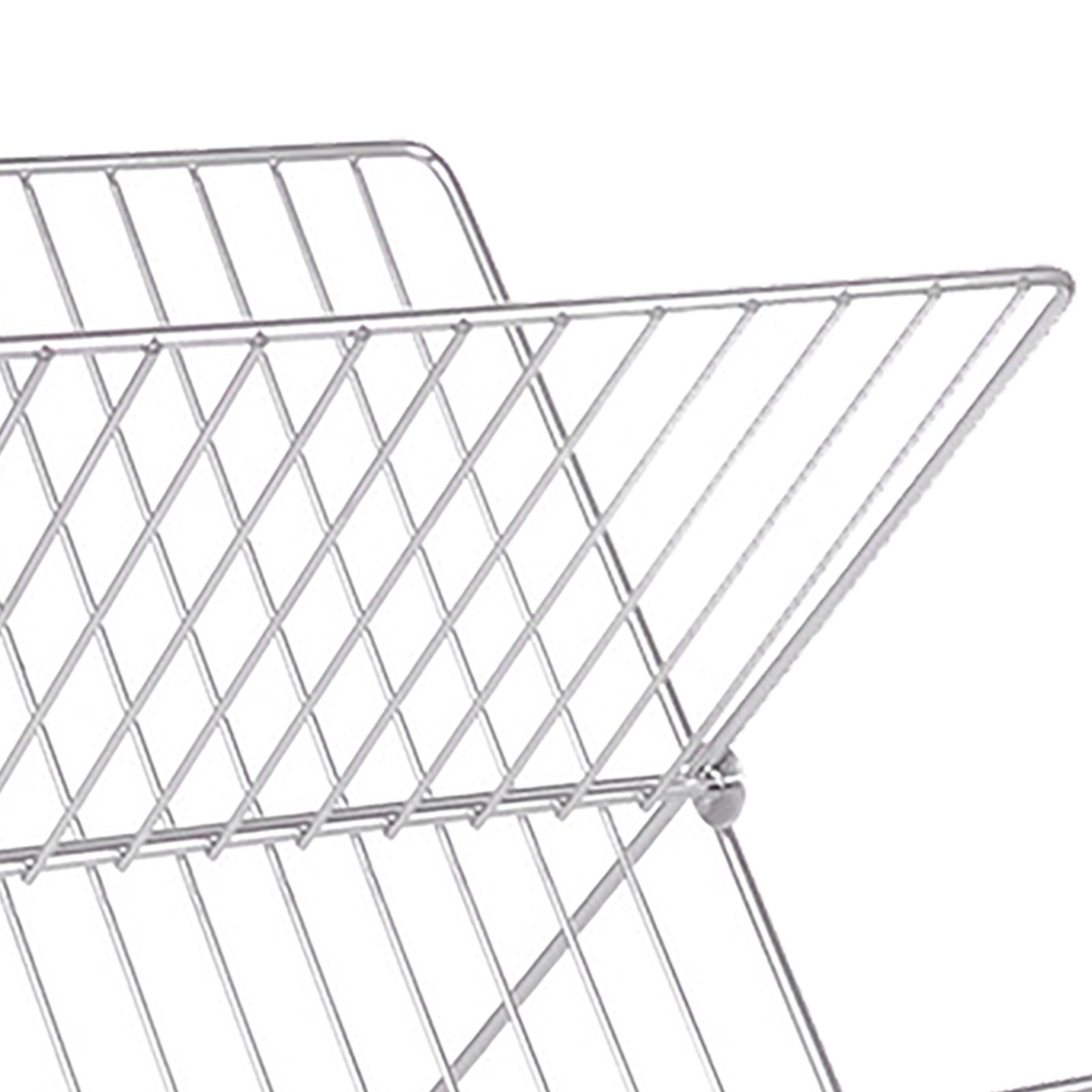 Dish Drainers Foldable X Shape 2 Tier Dish Drying Rack Dinner Plate Bowl view 8