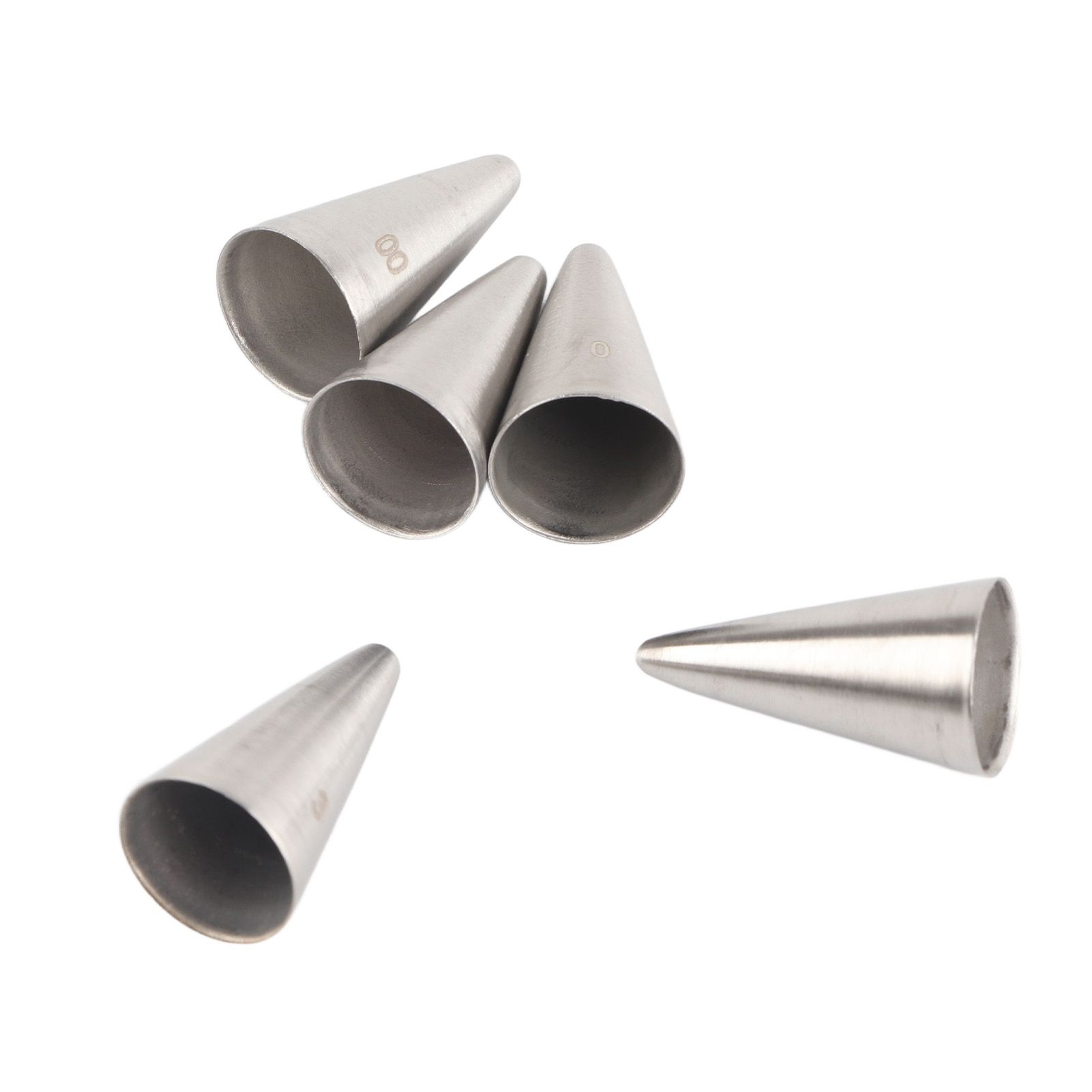 5 Pcs Piping Tips Set Stainless Steel Cake Decorating Supplies for Baking view 2