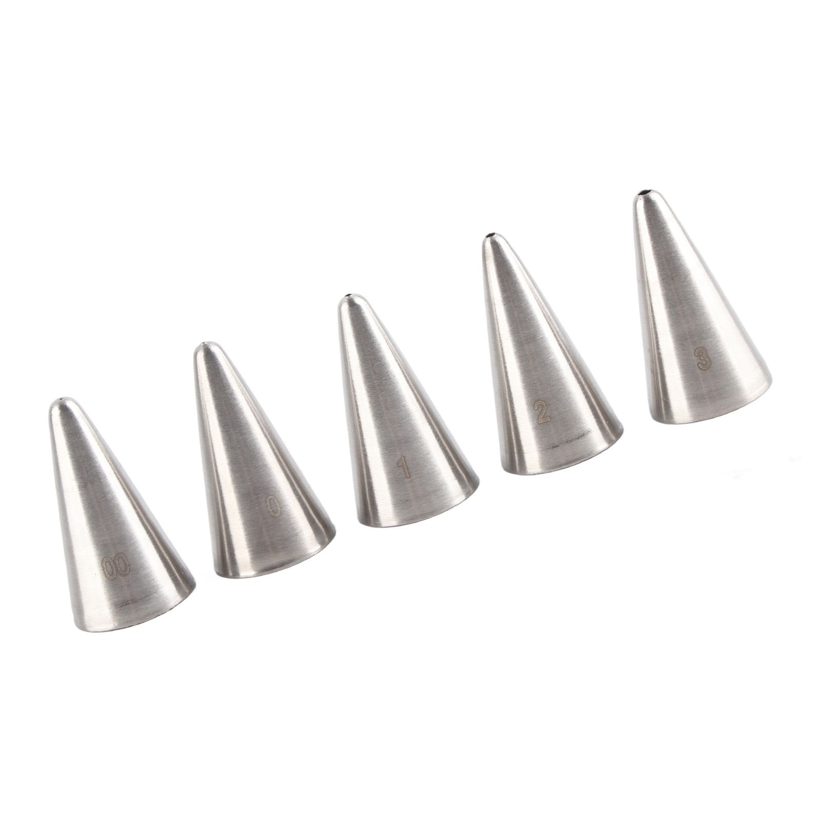 5 Pcs Piping Tips Set Stainless Steel Cake Decorating Supplies for Baking view 3