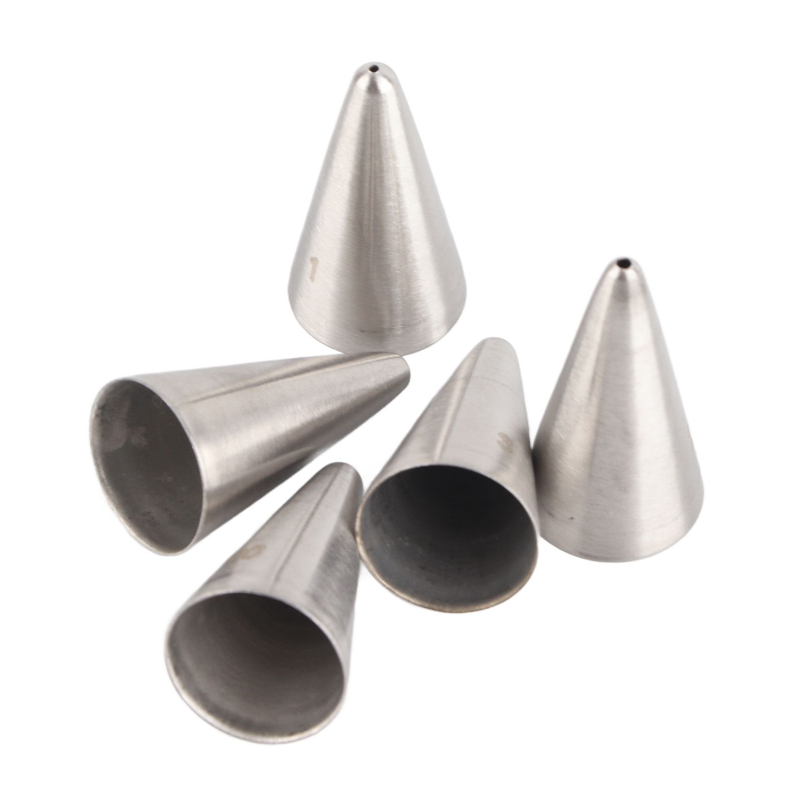 5 Pcs Piping Tips Set Stainless Steel Cake Decorating Supplies for Baking view 11