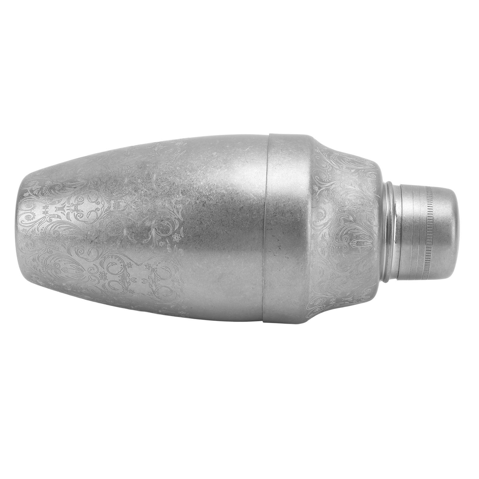 Cocktail Shaker 304 Stainless Steel Boston Shaker Mixer with Built in Strainer view 8
