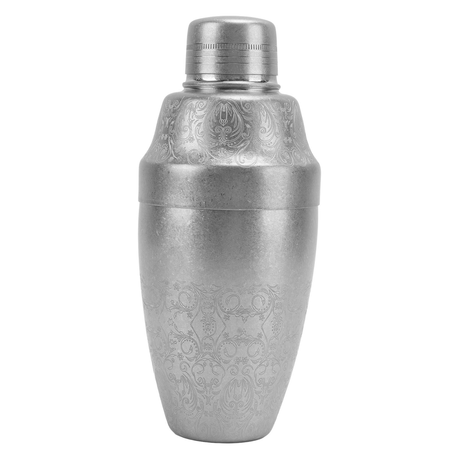 Cocktail Shaker 304 Stainless Steel Boston Shaker Mixer with Built in Strainer view 13