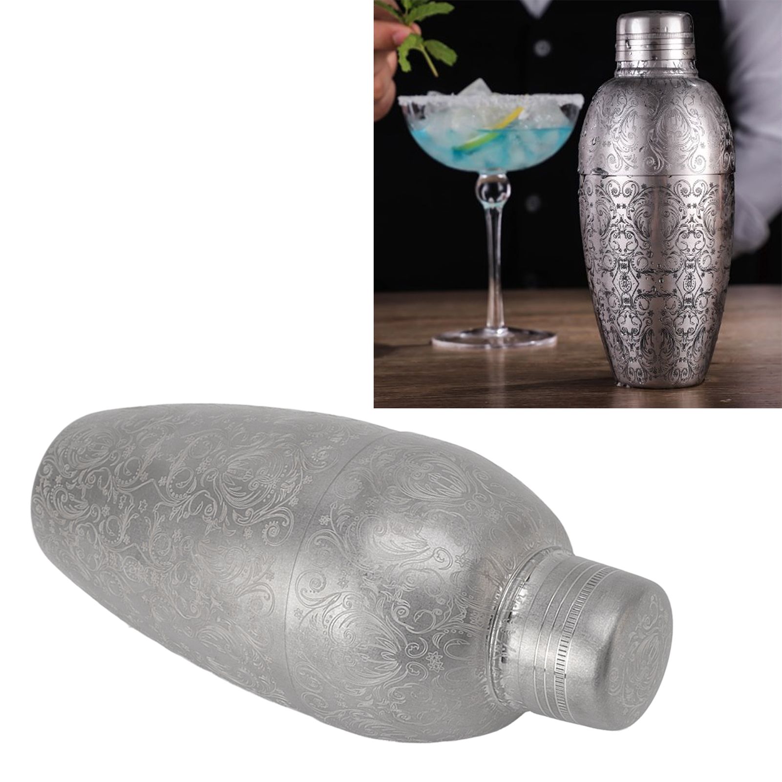 Boston Cocktail Shaker 304 Stainless Steel Bartending Mixer Shaker Bar Wine view 11