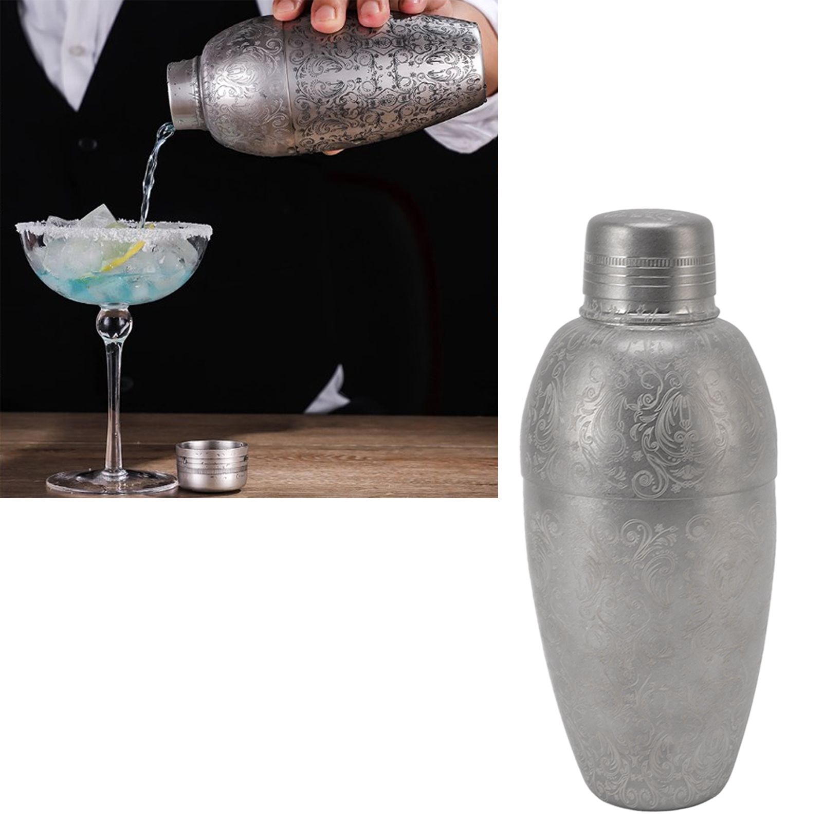 Boston Cocktail Shaker 304 Stainless Steel Bartending Mixer Shaker Bar Wine view 12