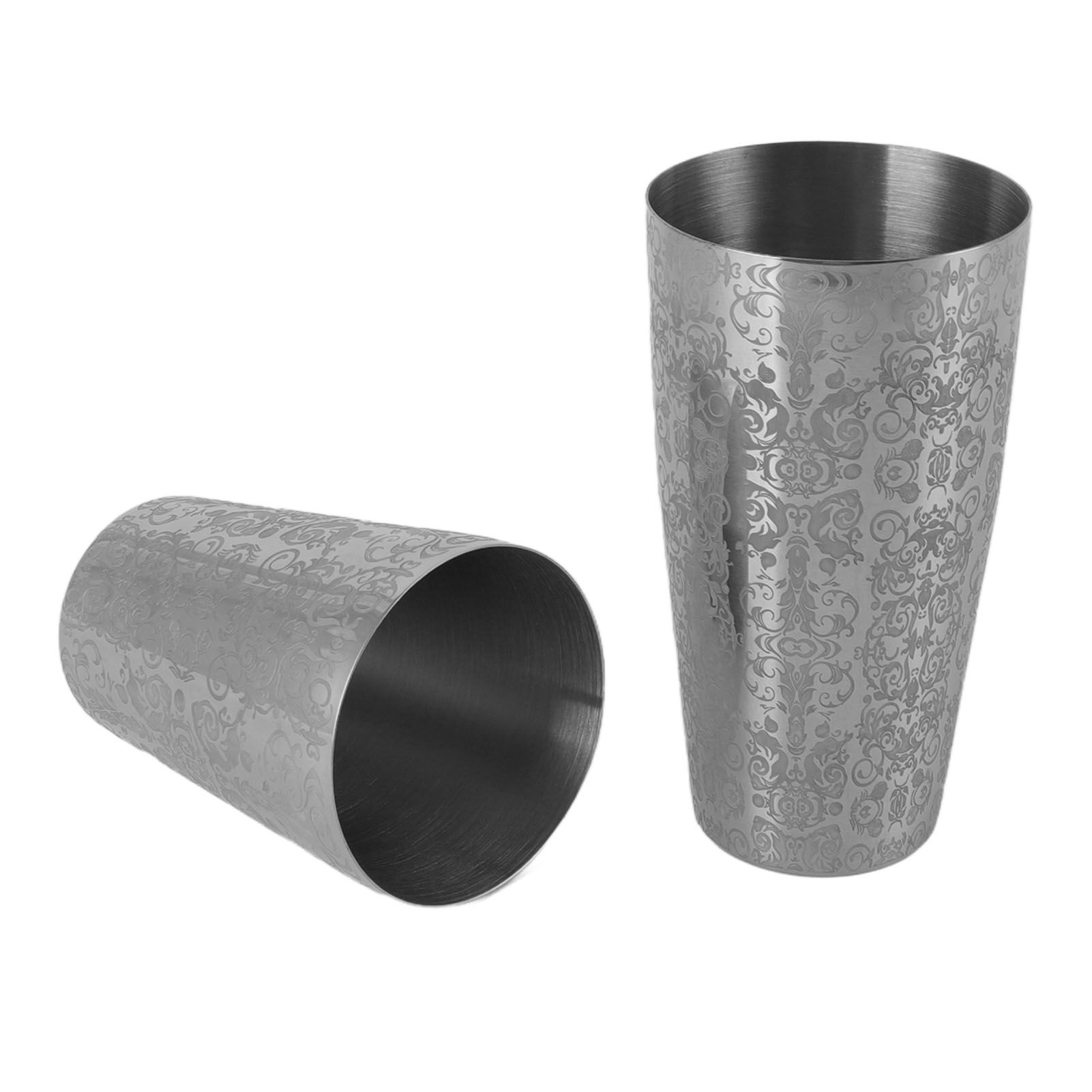 Stainless Steel Cocktail Shaker Engraved Martini Shaker Silver Japanese view 8