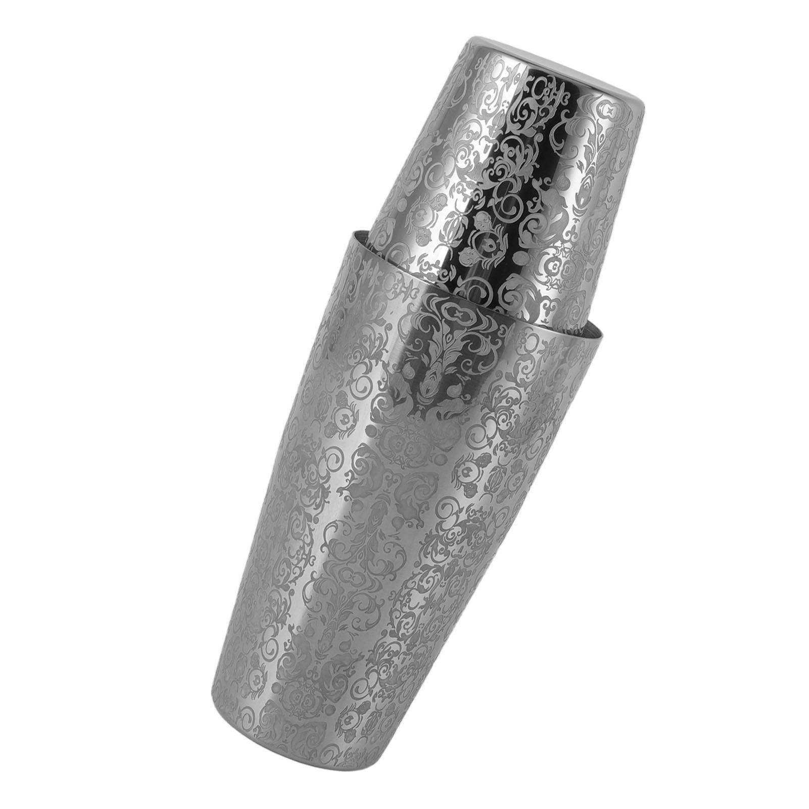 Stainless Steel Cocktail Shaker Engraved Martini Shaker Silver Japanese view 9