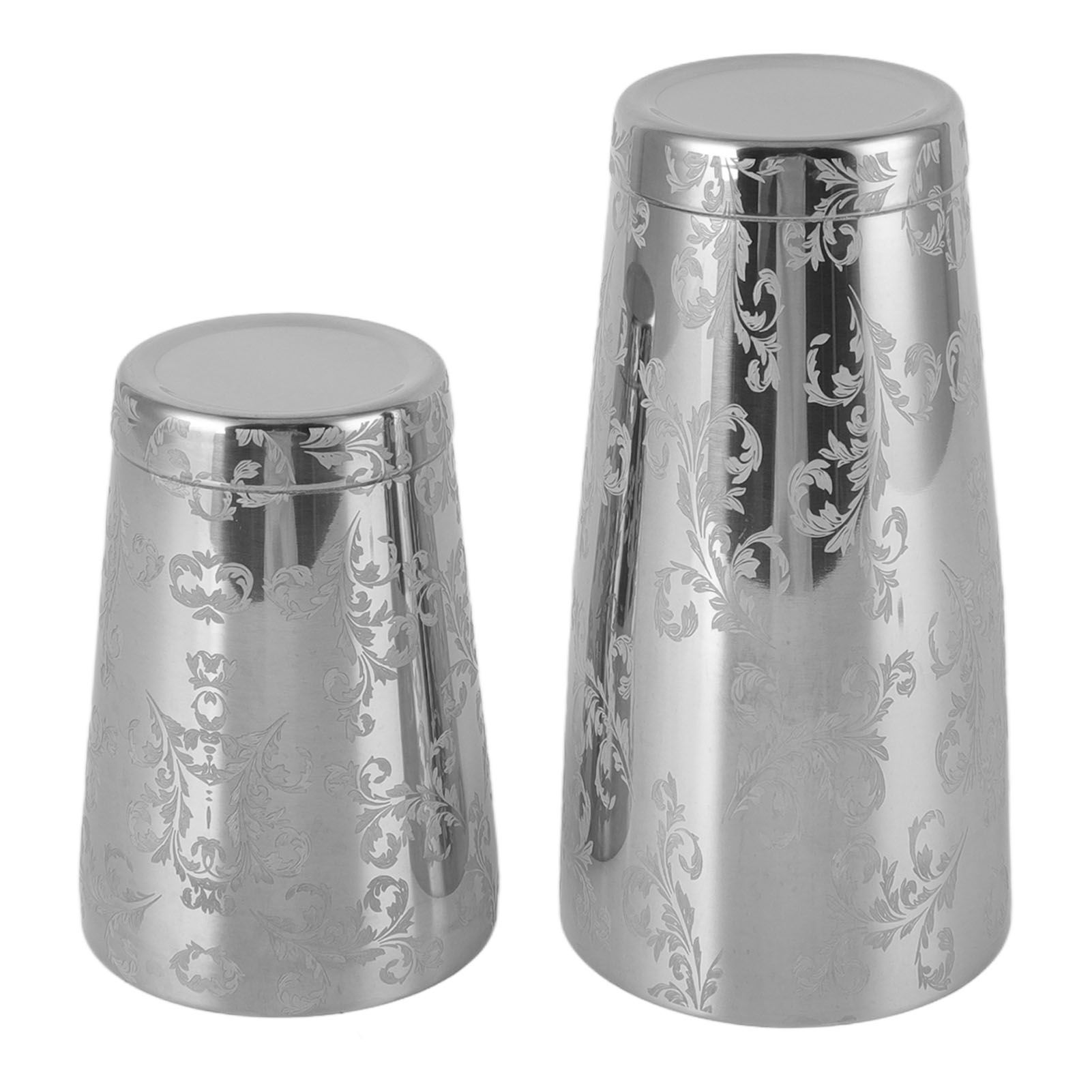 Stainless Steel Cocktail Shaker Engraved Martini Shaker Silver Japanese view 6