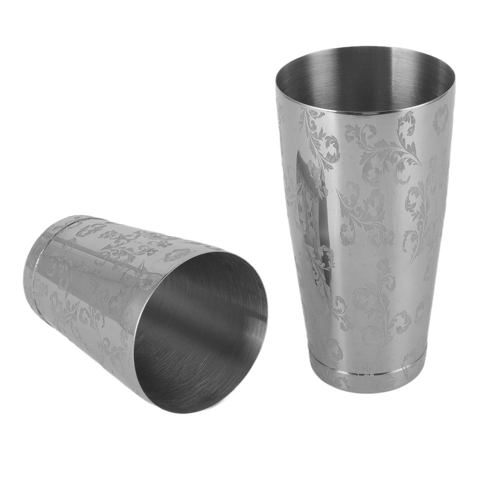 Stainless Steel Cocktail Shaker Engraved Martini Shaker Silver Japanese view 7