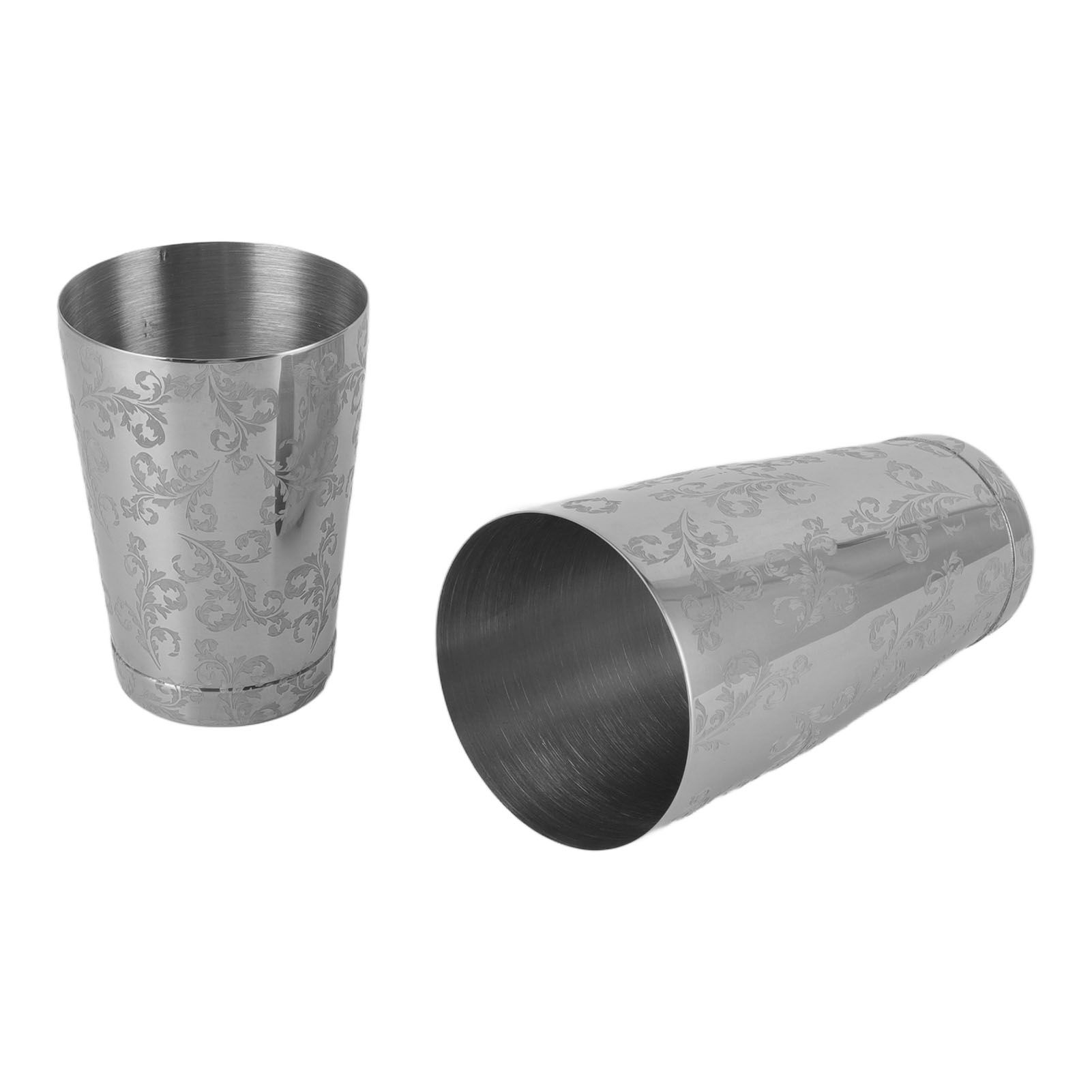 Stainless Steel Cocktail Shaker Engraved Martini Shaker Silver Japanese view 8