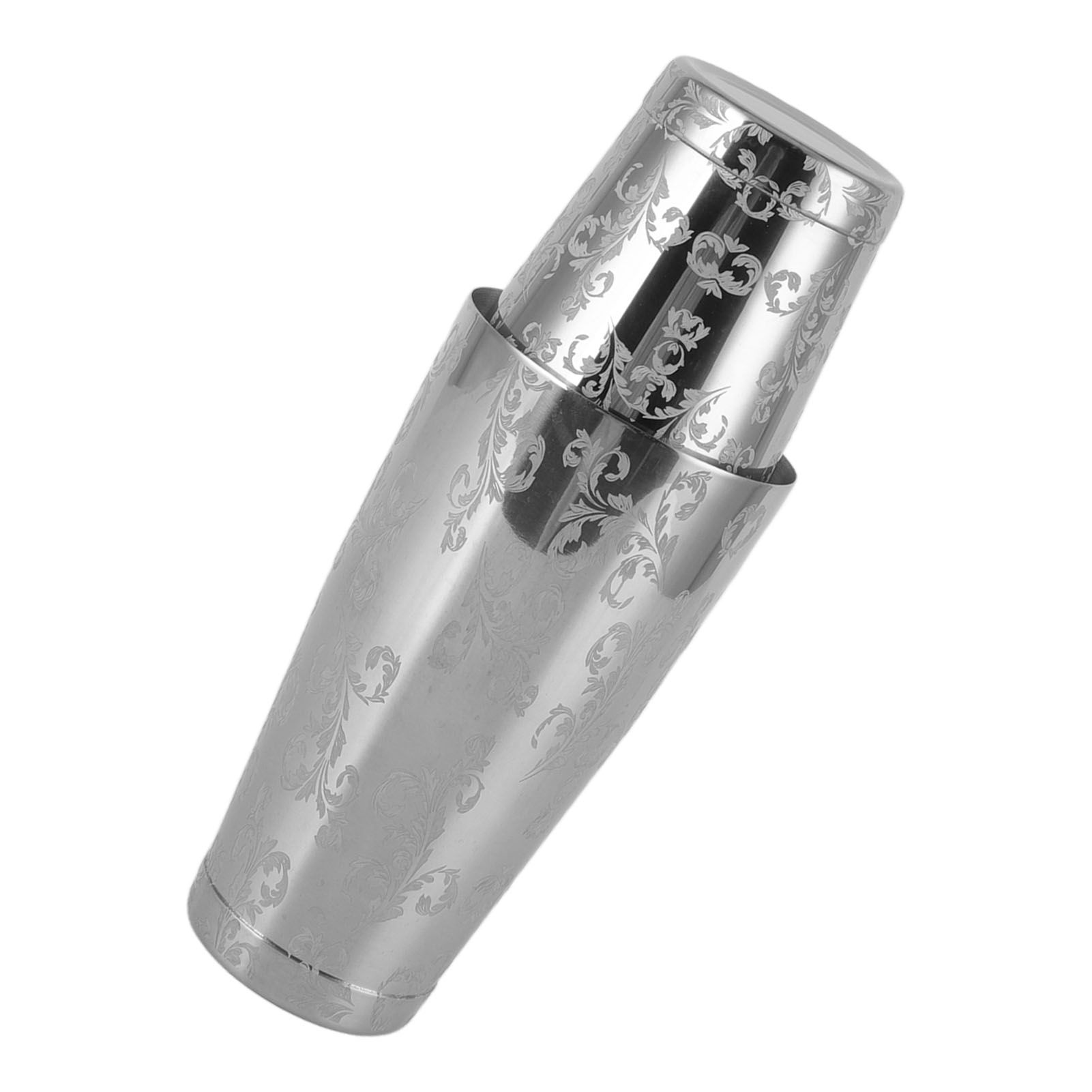 Stainless Steel Cocktail Shaker Engraved Martini Shaker Silver Japanese view 9