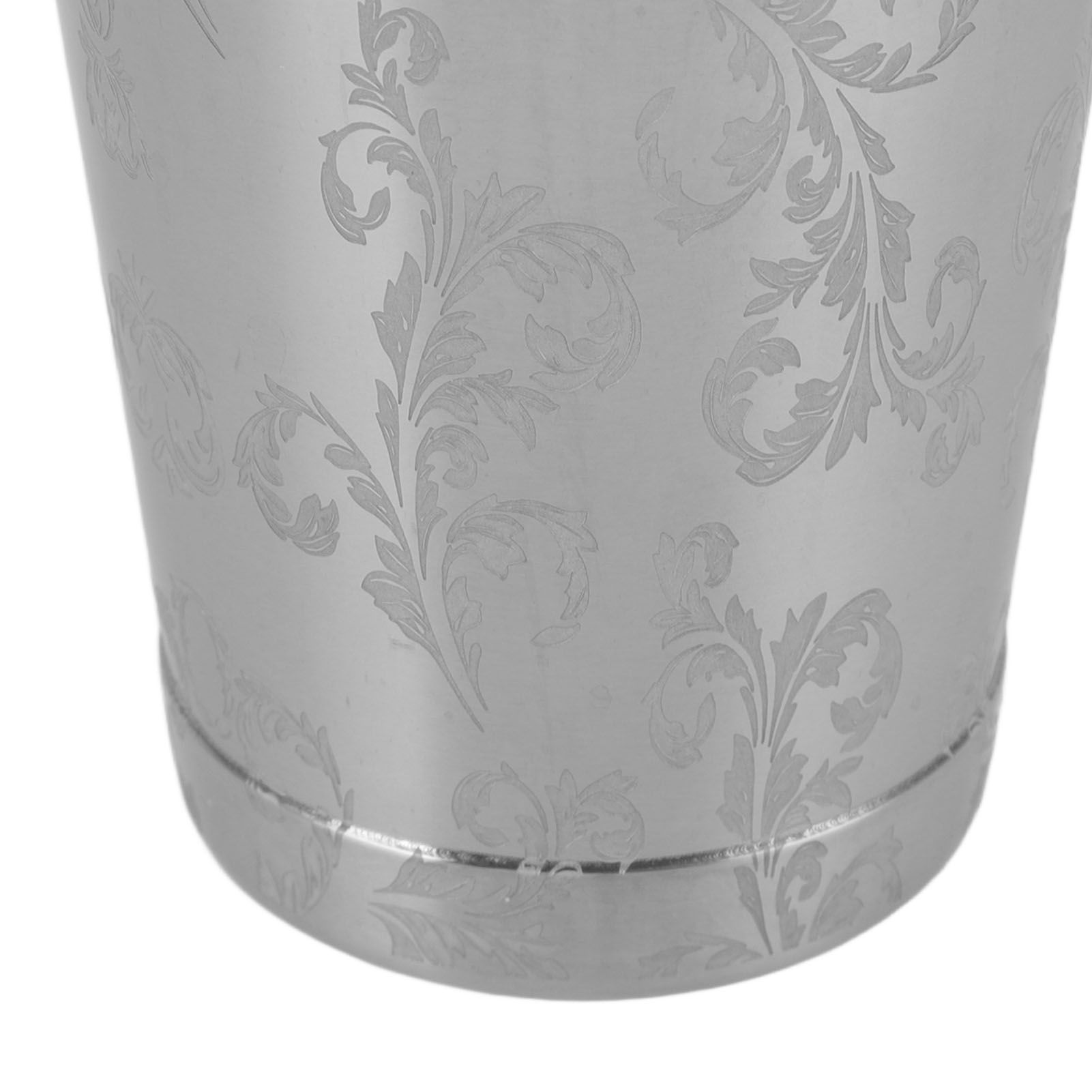 Stainless Steel Cocktail Shaker Engraved Martini Shaker Silver Japanese view 13