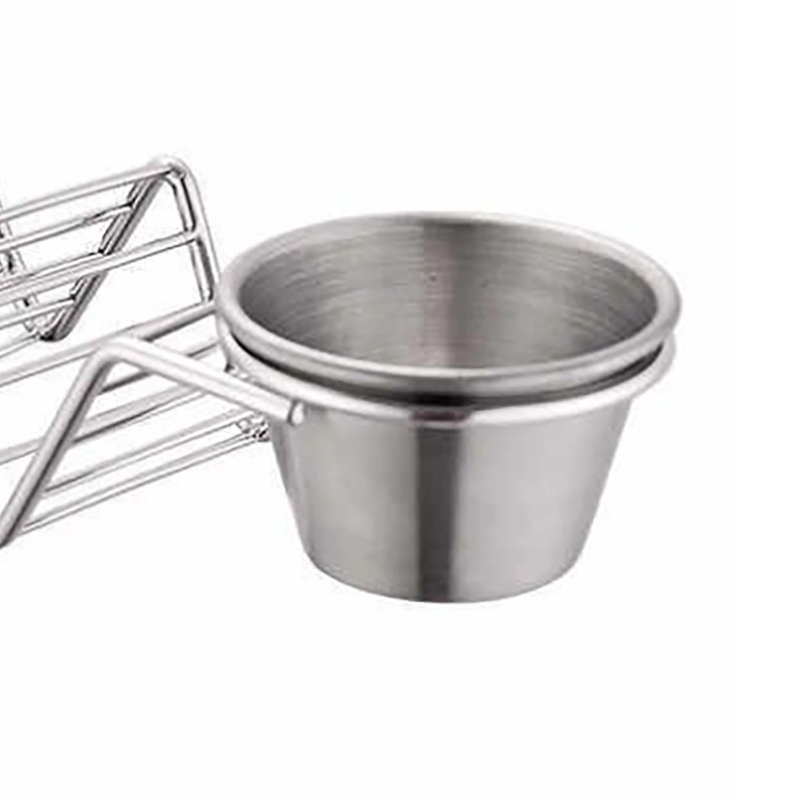 Taco Stand Stainless Steel 3 Grid V Shaped Glossy Taco Holder Rack for Kitchen view 9