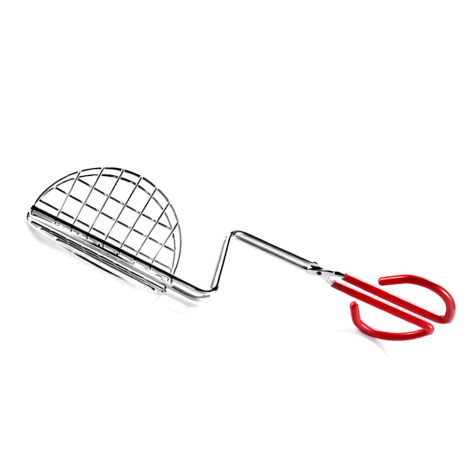 Taco Shell Tong with Long Handle Stainless Steel Taco Press For Making view 3