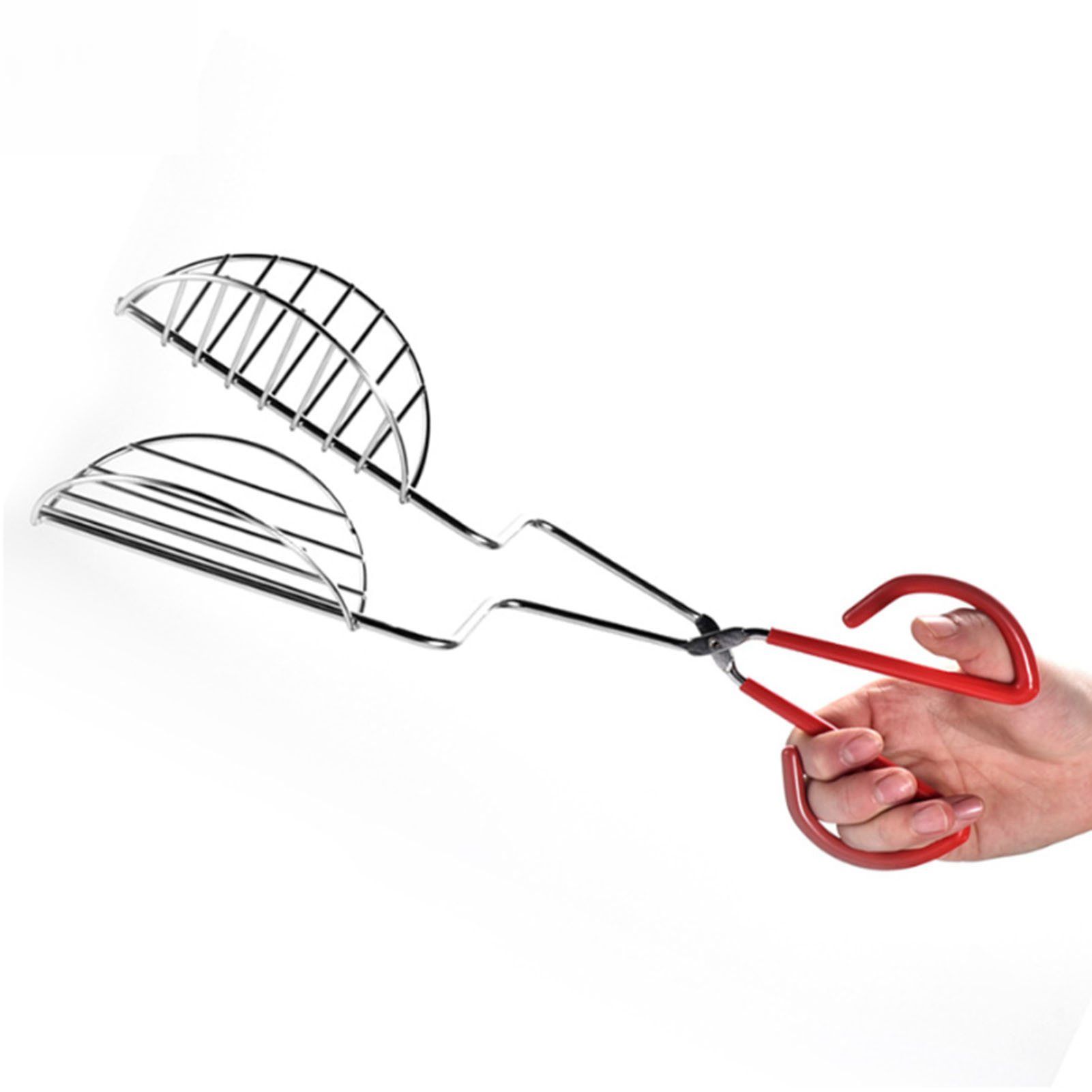 Taco Shell Tong with Long Handle Stainless Steel Taco Press For Making view 5