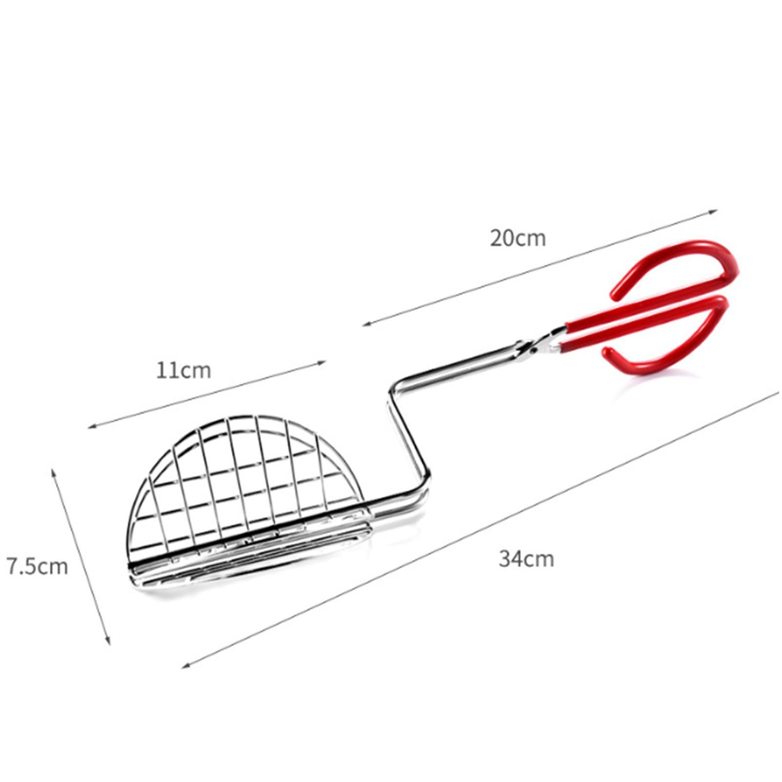 Taco Shell Tong with Long Handle Stainless Steel Taco Press For Making view 10