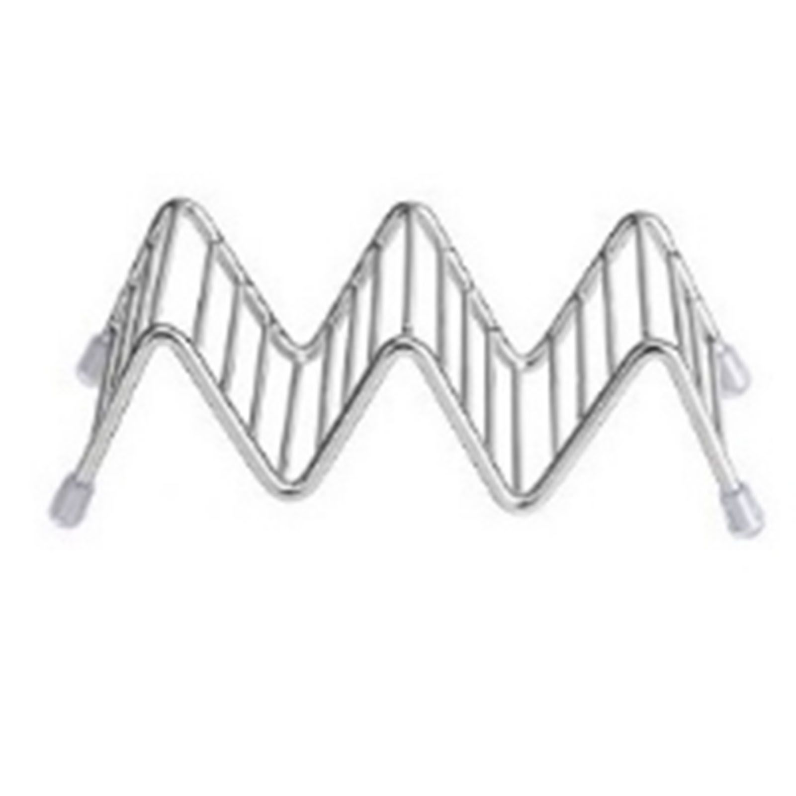 Stainless Steel V Shaped Taco Holder Corn Roll Spring Roll Taco Stand Home