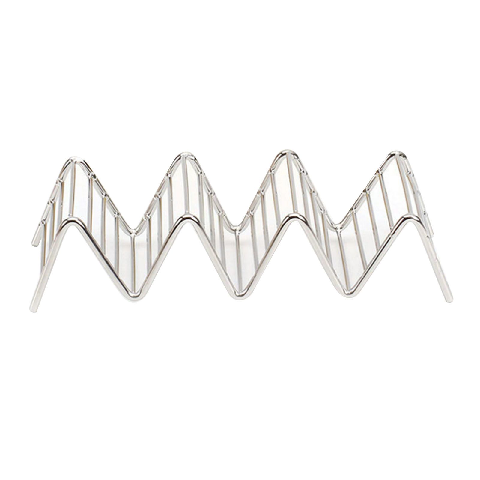 Stainless Steel V Shaped Taco Holder Corn Roll Spring Roll Taco Stand Home