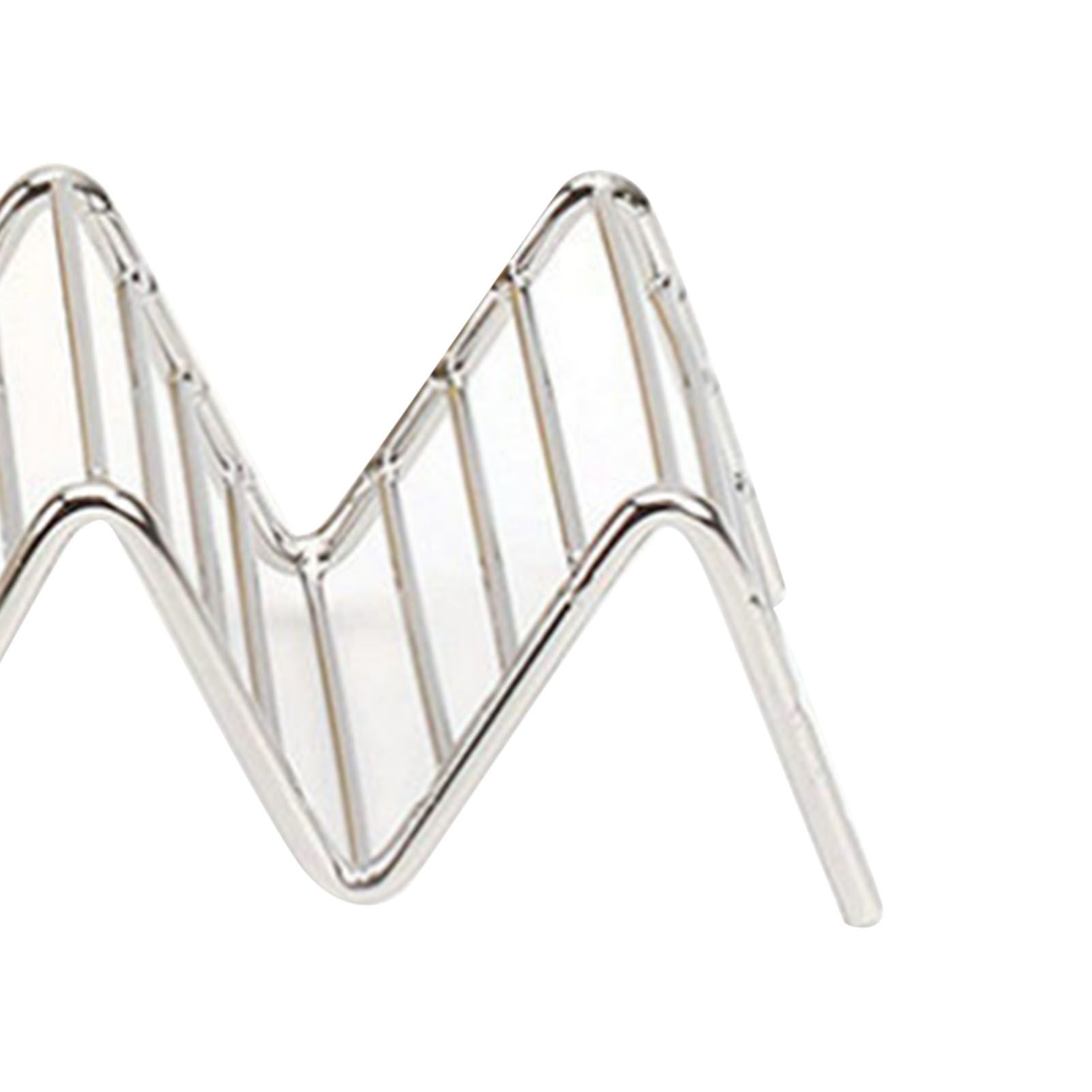 Stainless Steel V Shaped Taco Holder Corn Roll Spring Roll Taco Stand Home view 7