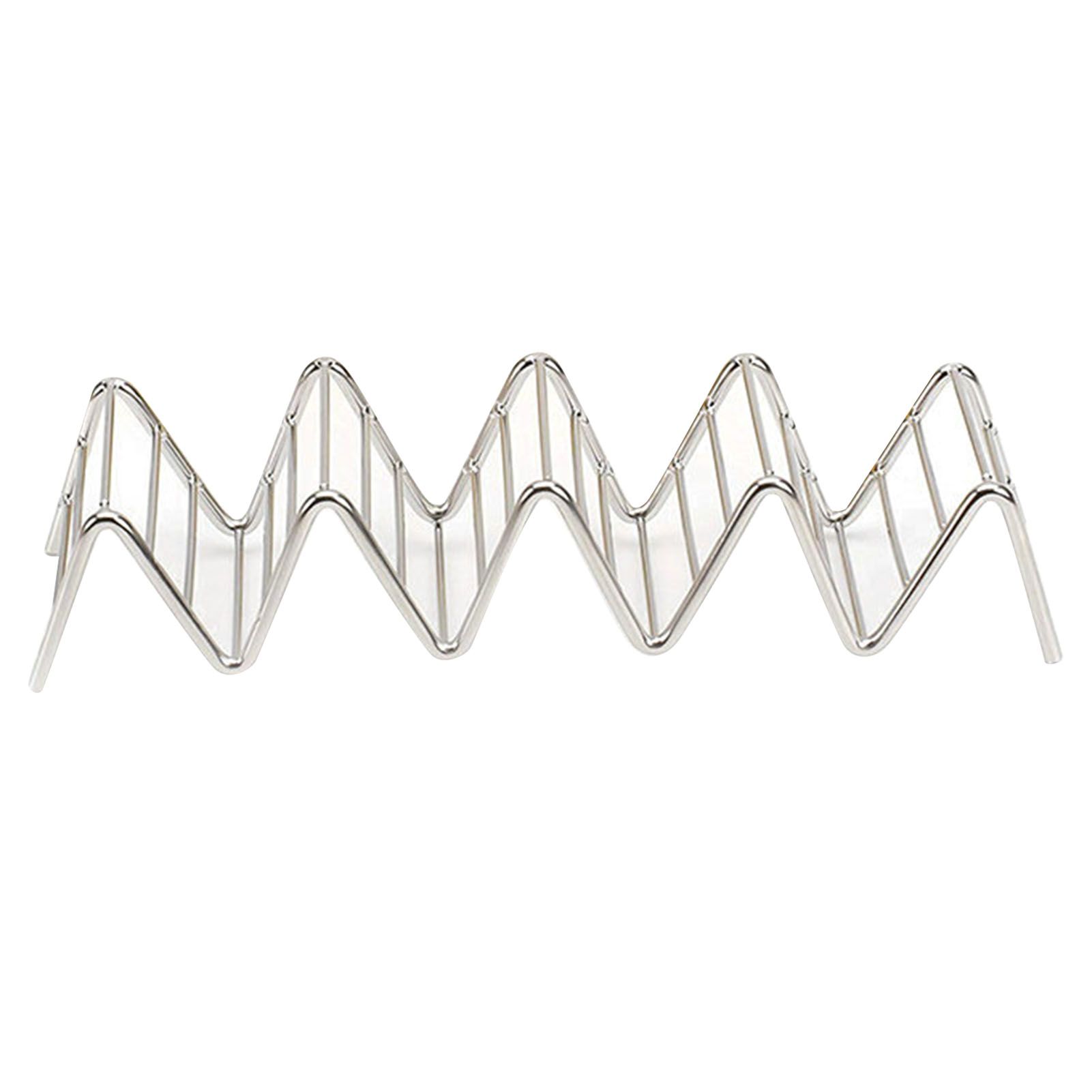 Stainless Steel V Shaped Taco Holder Corn Roll Spring Roll Taco Stand Home