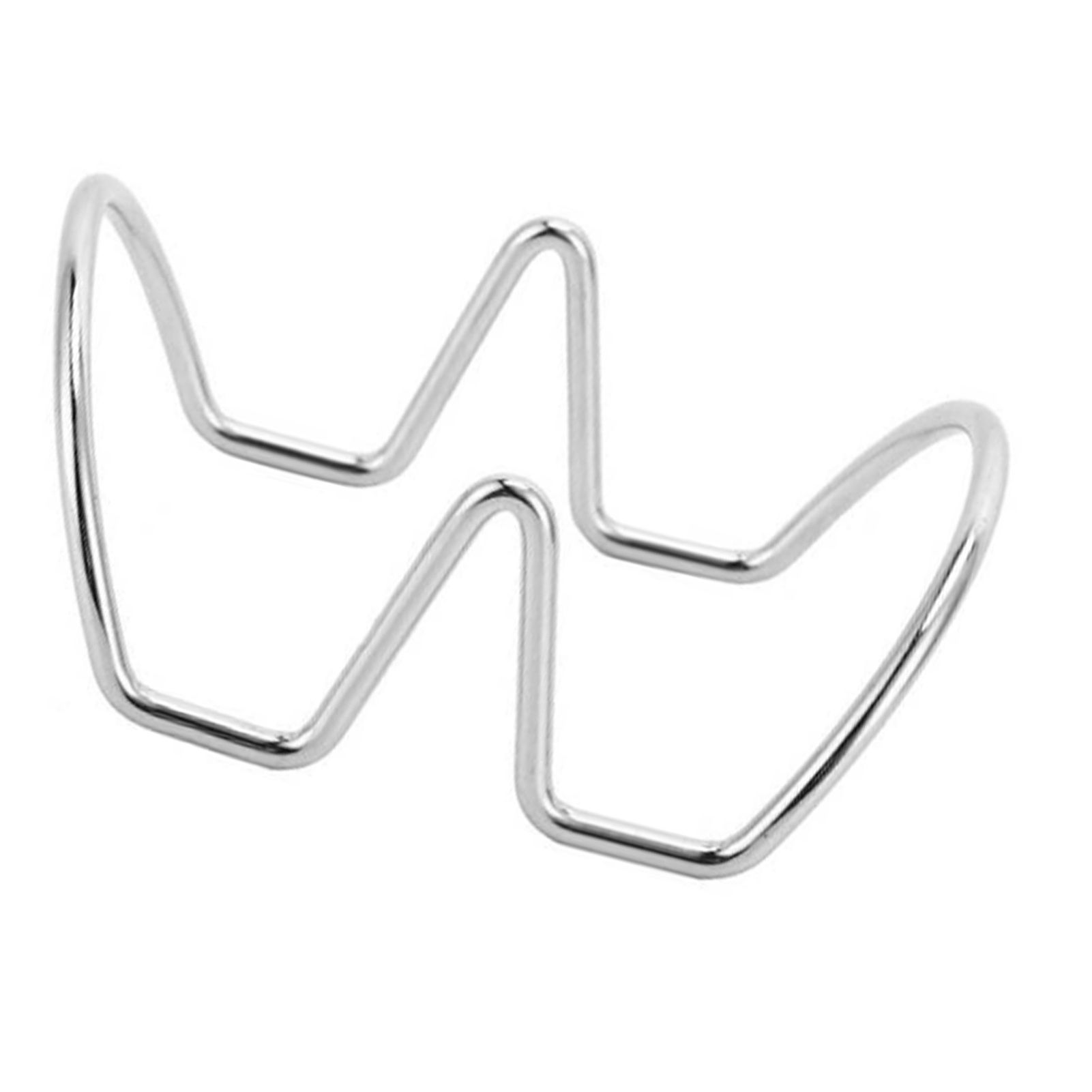 Taco Holder U Shaped Taco Rack Stainless Steel Taco Shell Stand Up Holder for view 2