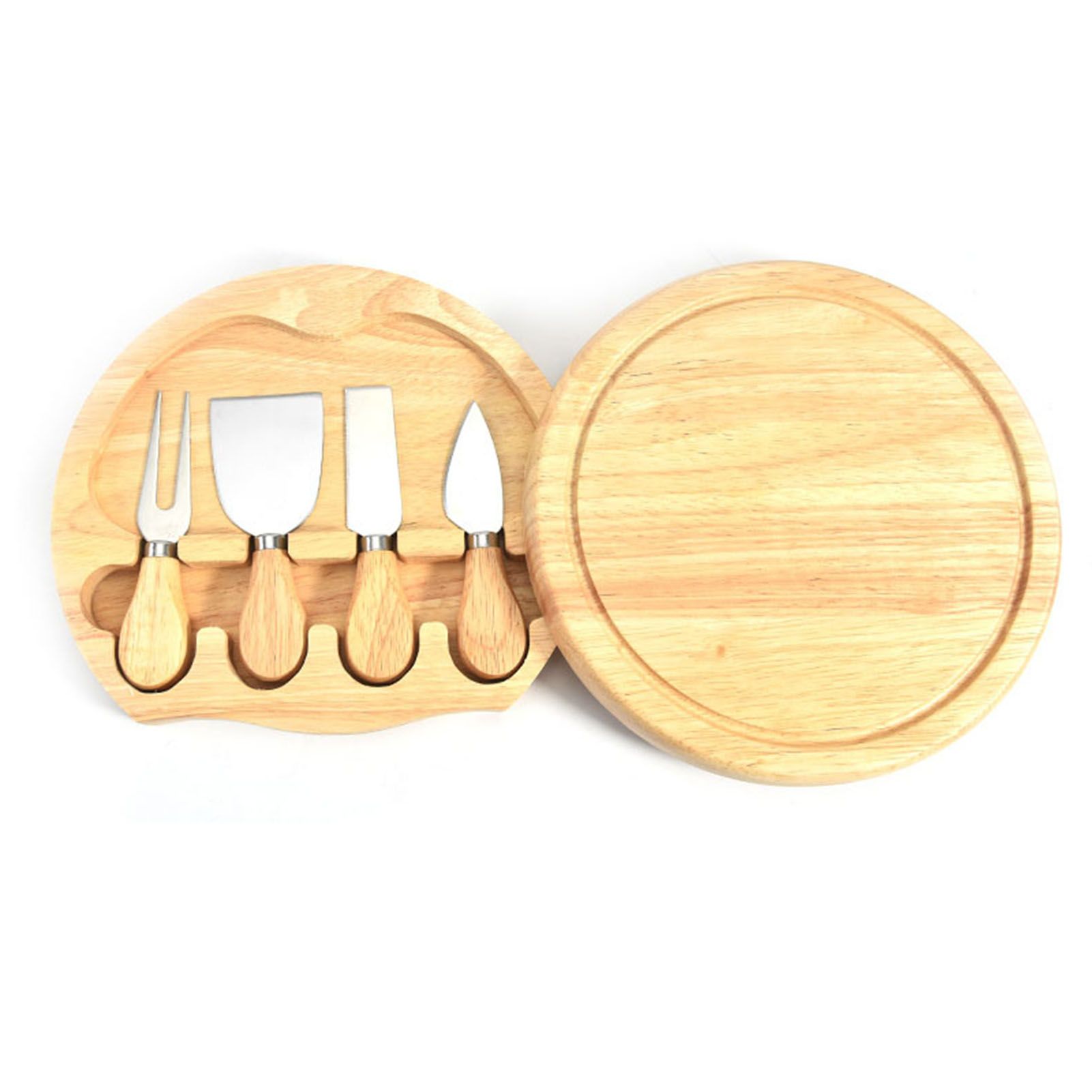 Cheese Knives Set Stainless Steel Blade Ergonomic Handle Cheese Cutter Fork view 2
