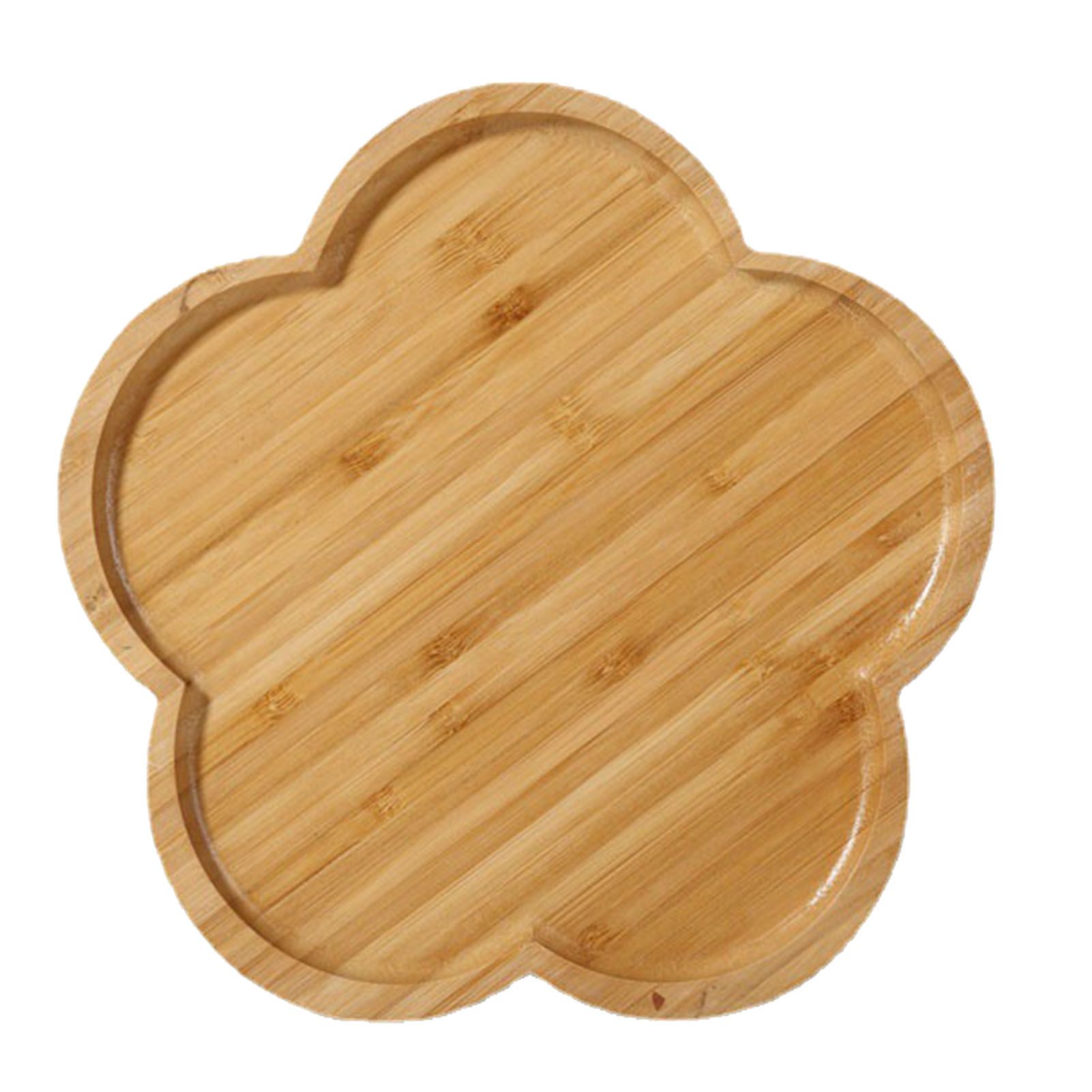 Bamboo Serving Tray Multipurpose Hand Crafted Decorative Wooden Tray for